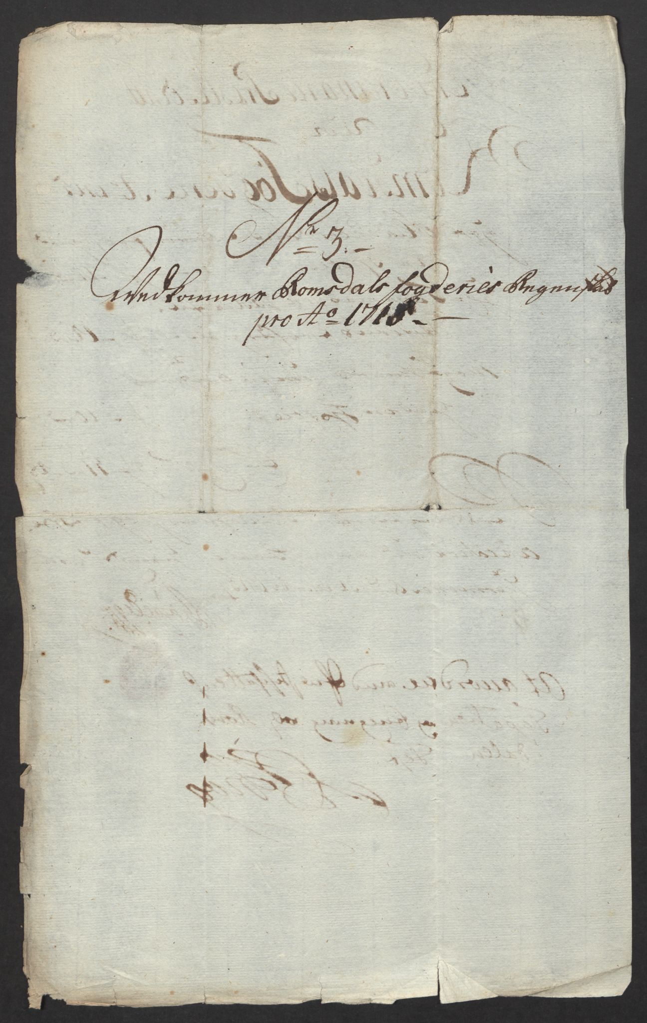 Rentekammeret inntil 1814, Reviderte regnskaper, Fogderegnskap, AV/RA-EA-4092/R55/L3663: Fogderegnskap Romsdal, 1715-1716, p. 97