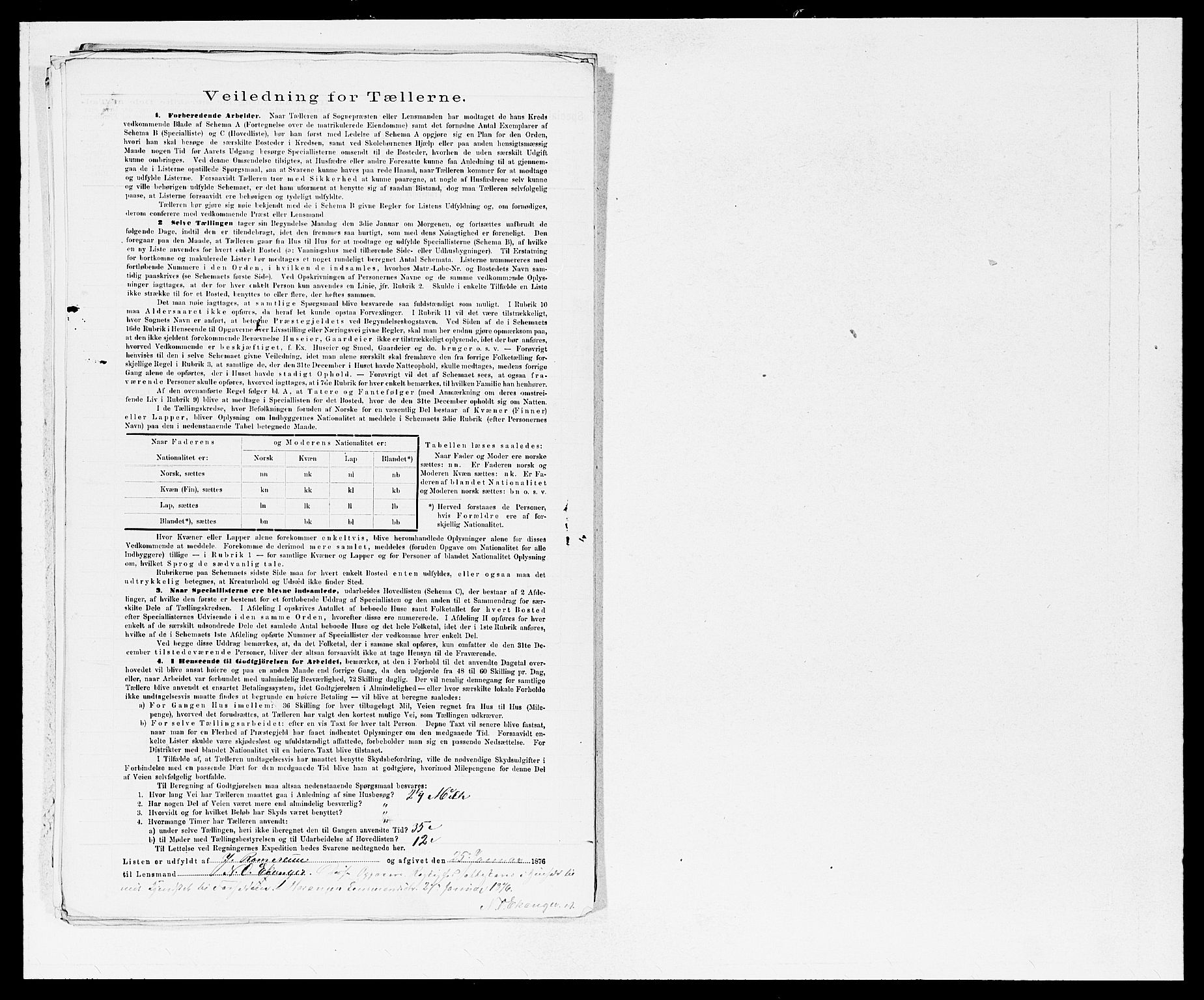 SAB, 1875 census for 1253P Hosanger, 1875, p. 34