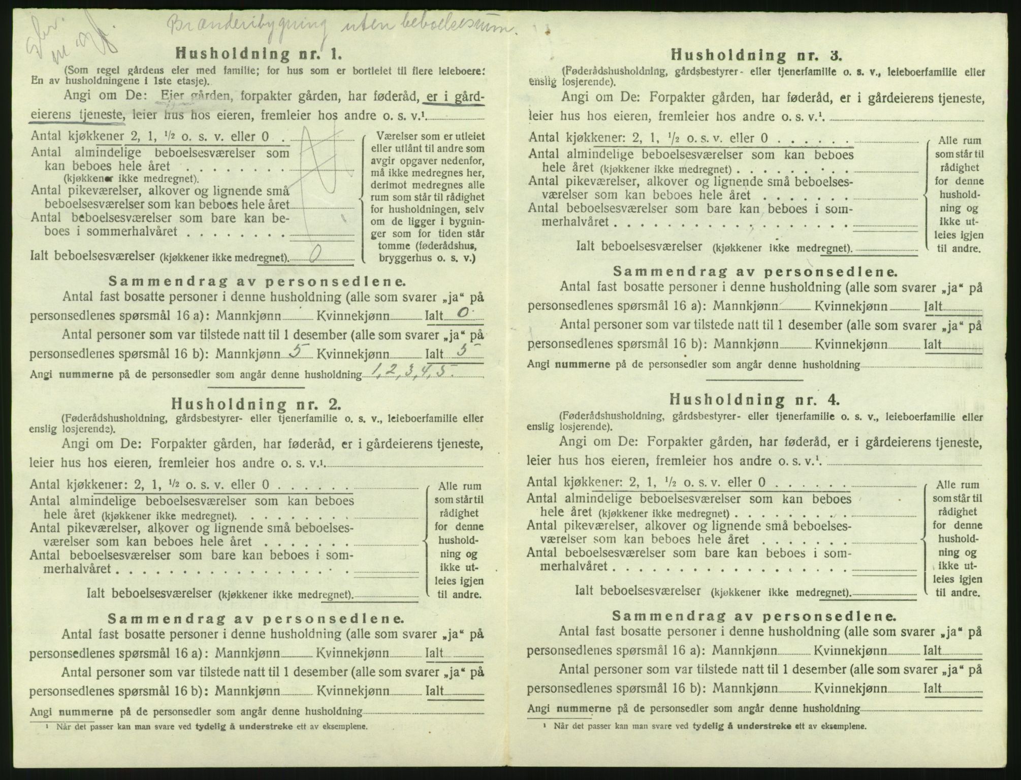 SAH, 1920 census for Kolbu, 1920, p. 41