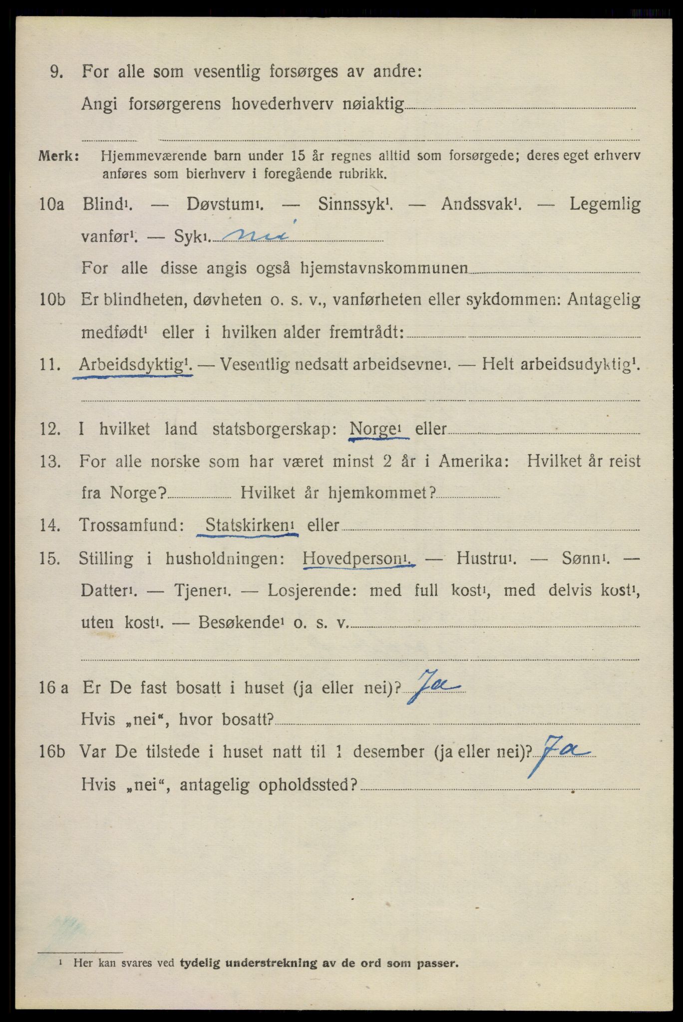 SAO, 1920 census for Sørum, 1920, p. 1656