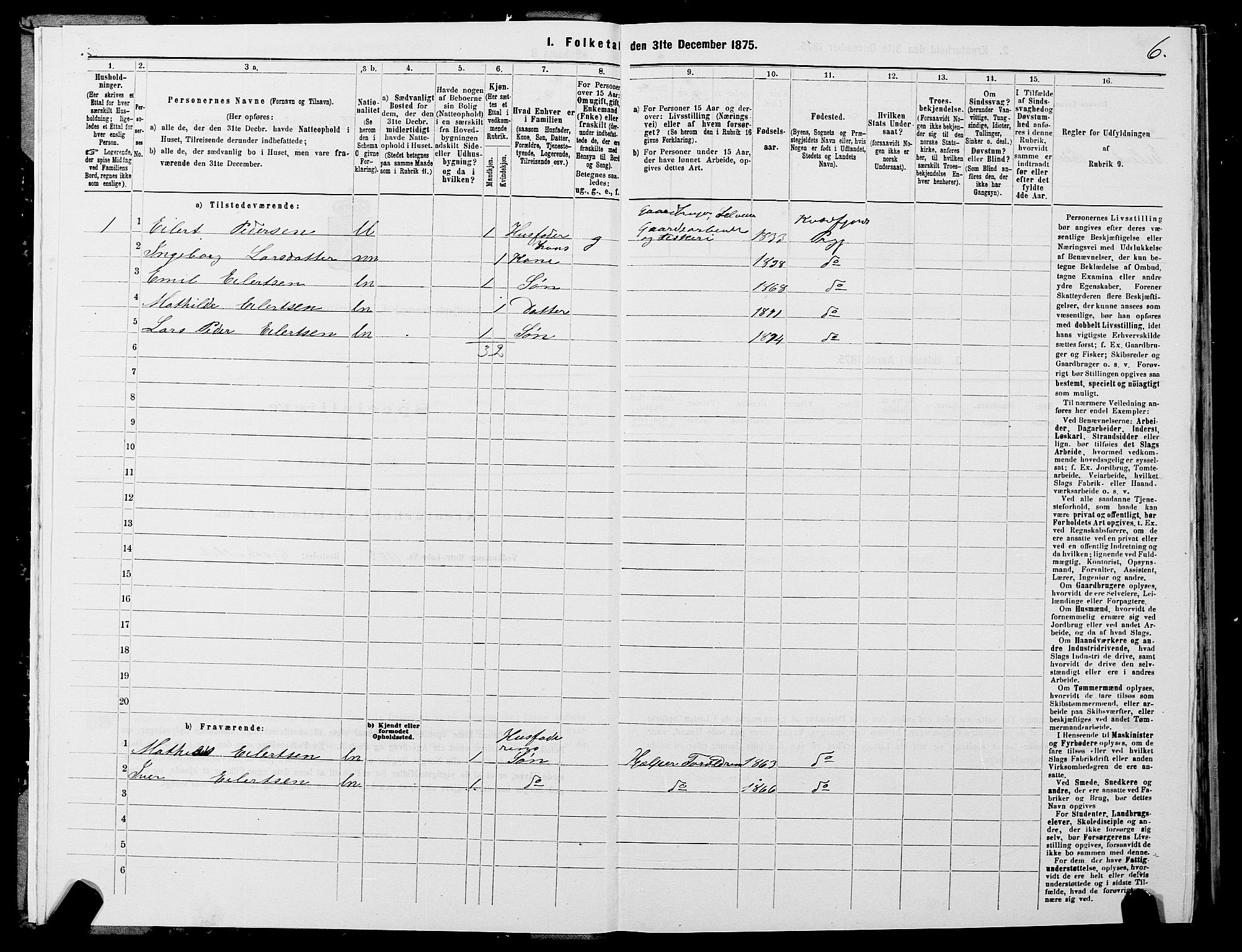 SATØ, 1875 census for 1911P Kvæfjord, 1875, p. 2006