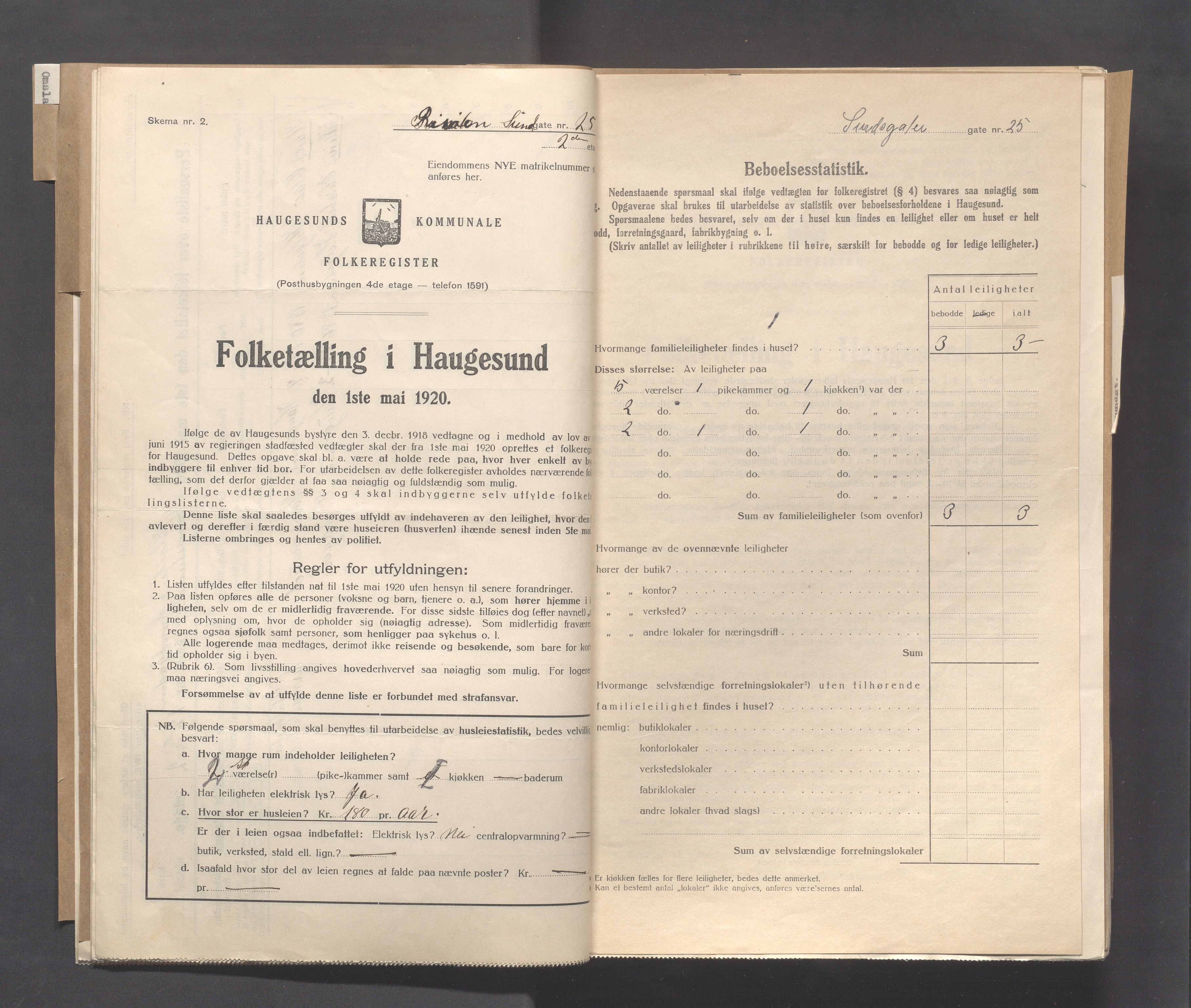 IKAR, Local census 1.5.1920 for Haugesund, 1920, p. 6756