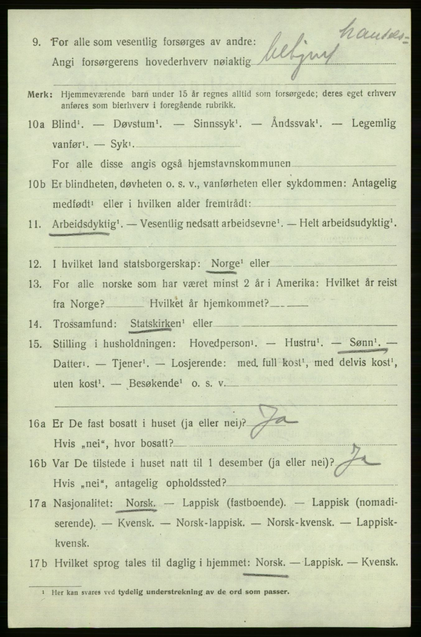 SATØ, 1920 census for Måsøy, 1920, p. 2229