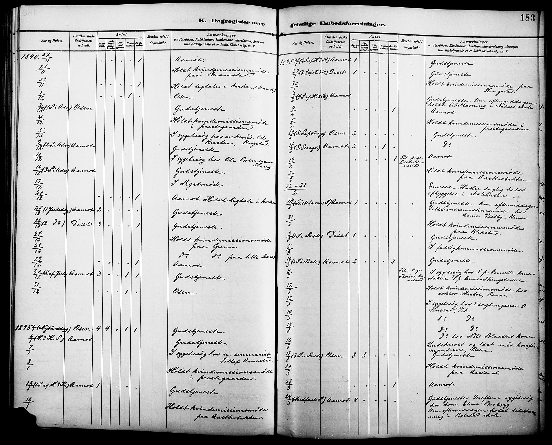 Åmot prestekontor, Hedmark, AV/SAH-PREST-056/H/Ha/Haa/L0011: Parish register (official) no. 11, 1890-1897, p. 183