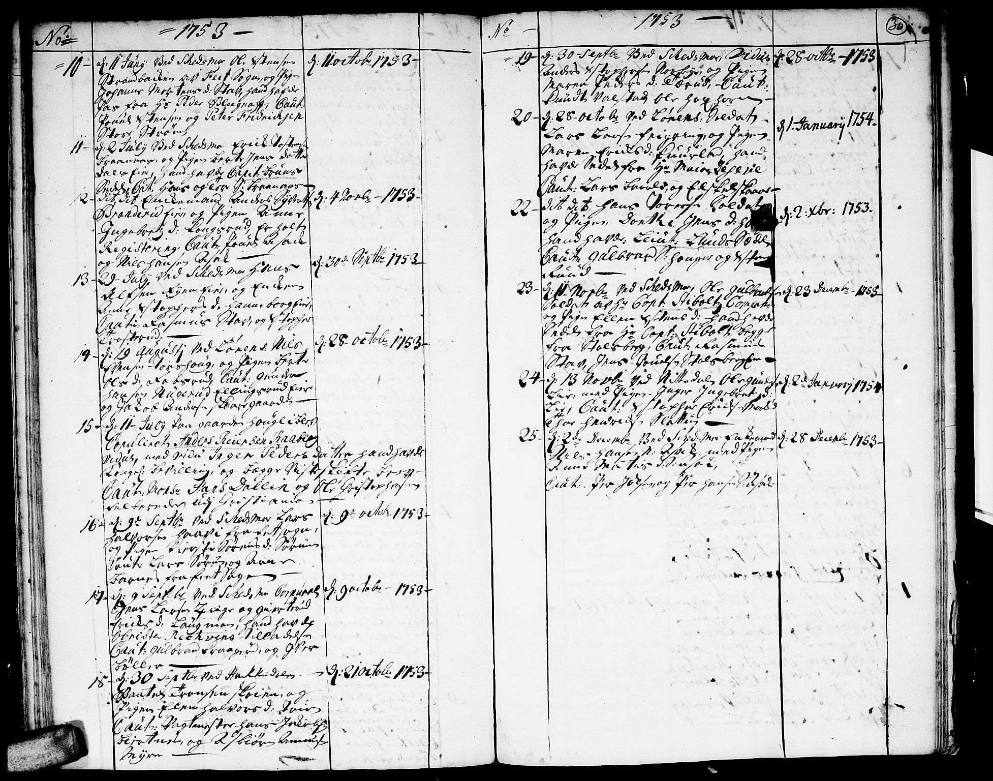 Skedsmo prestekontor Kirkebøker, SAO/A-10033a/F/Fa/L0004: Parish register (official) no. I 4, 1737-1768, p. 30