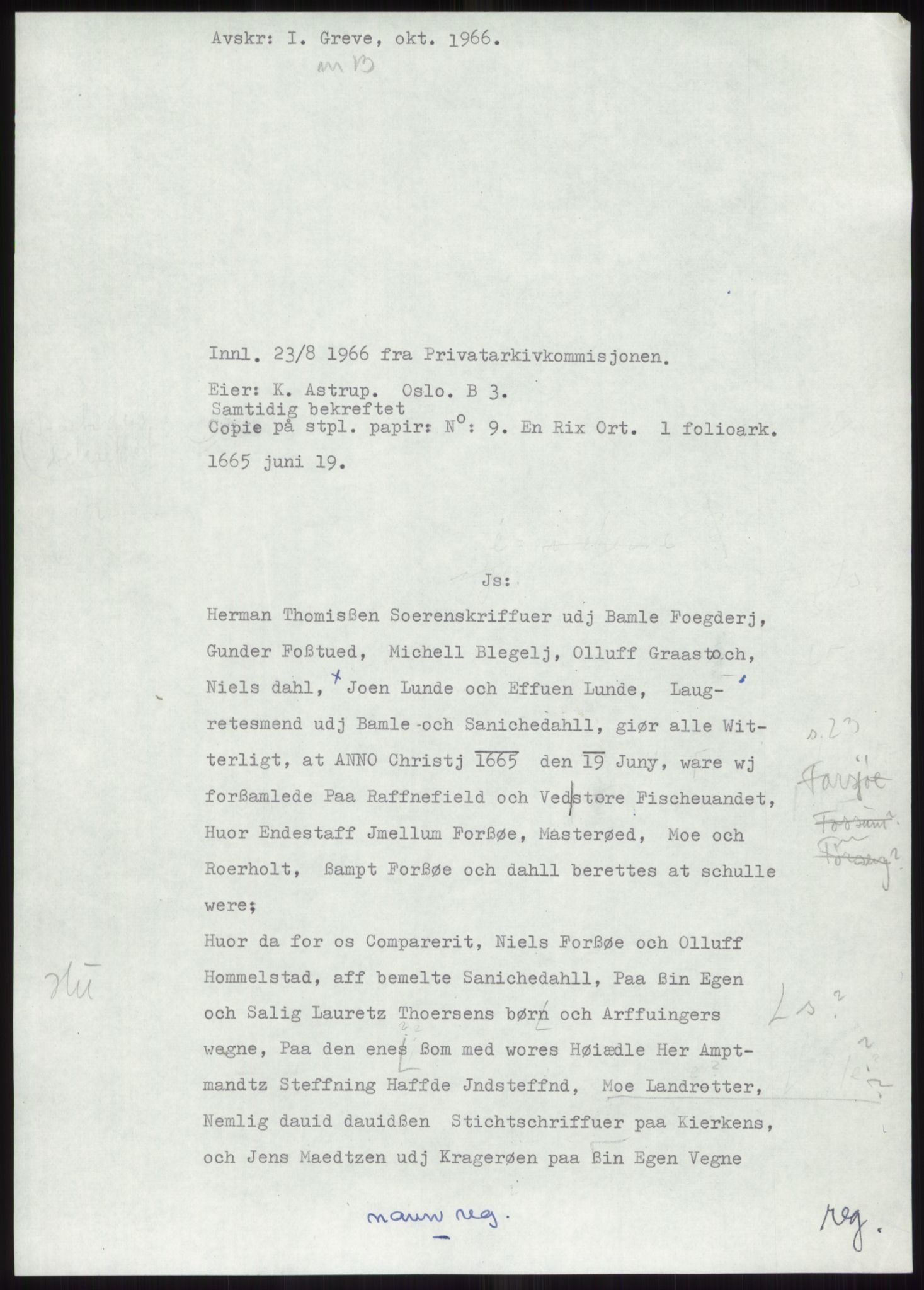 Samlinger til kildeutgivelse, Diplomavskriftsamlingen, RA/EA-4053/H/Ha, p. 1323