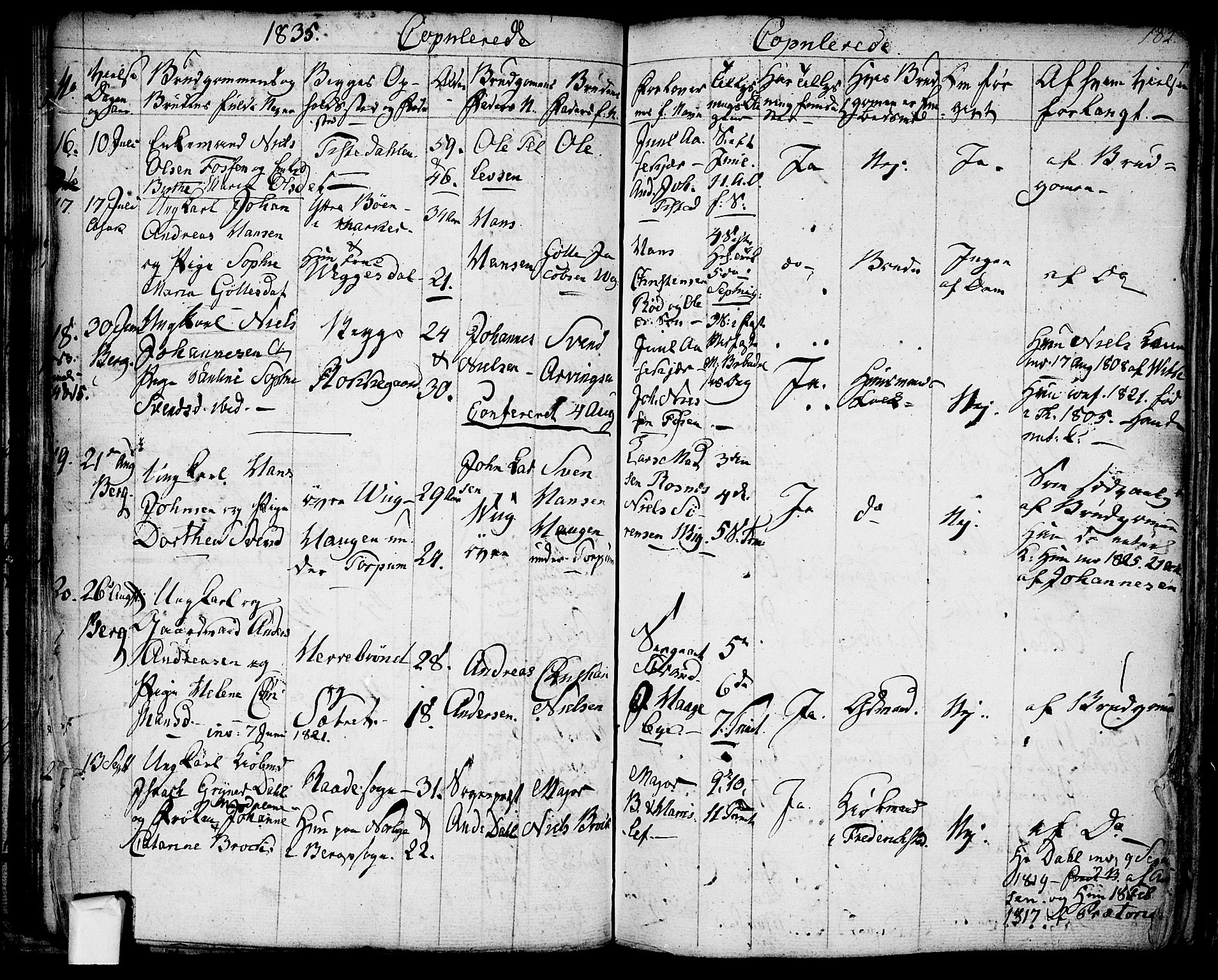 Berg prestekontor Kirkebøker, AV/SAO-A-10902/F/Fa/L0003: Parish register (official) no. I 3, 1832-1842, p. 183