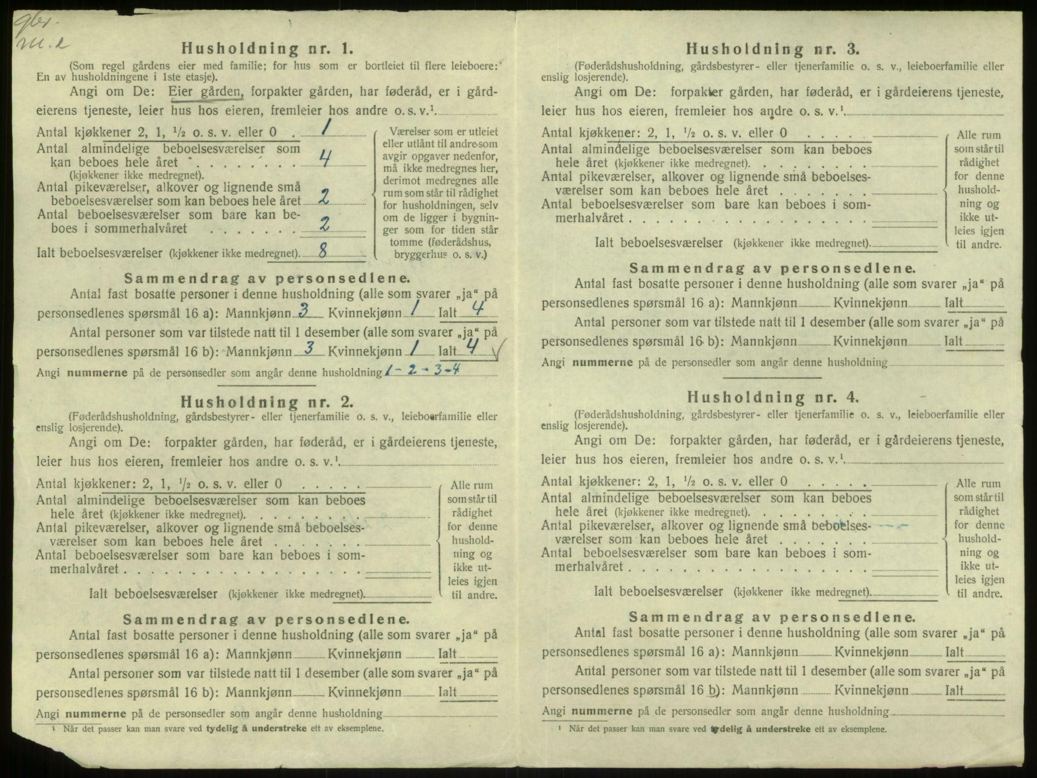 SAB, 1920 census for Masfjorden, 1920, p. 53