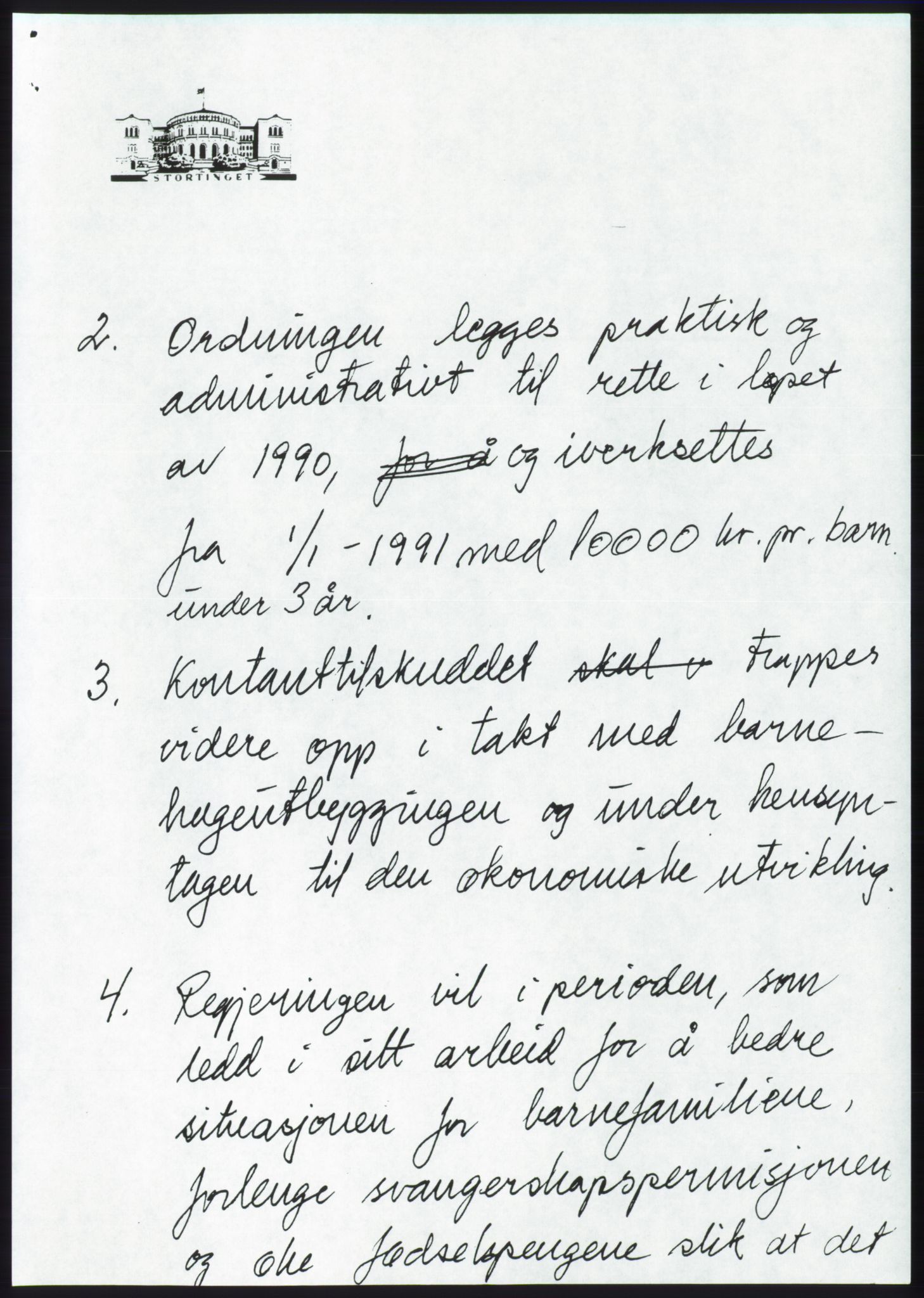 Forhandlingsmøtene 1989 mellom Høyre, KrF og Senterpartiet om dannelse av regjering, AV/RA-PA-0697/A/L0001: Forhandlingsprotokoll med vedlegg, 1989, p. 403