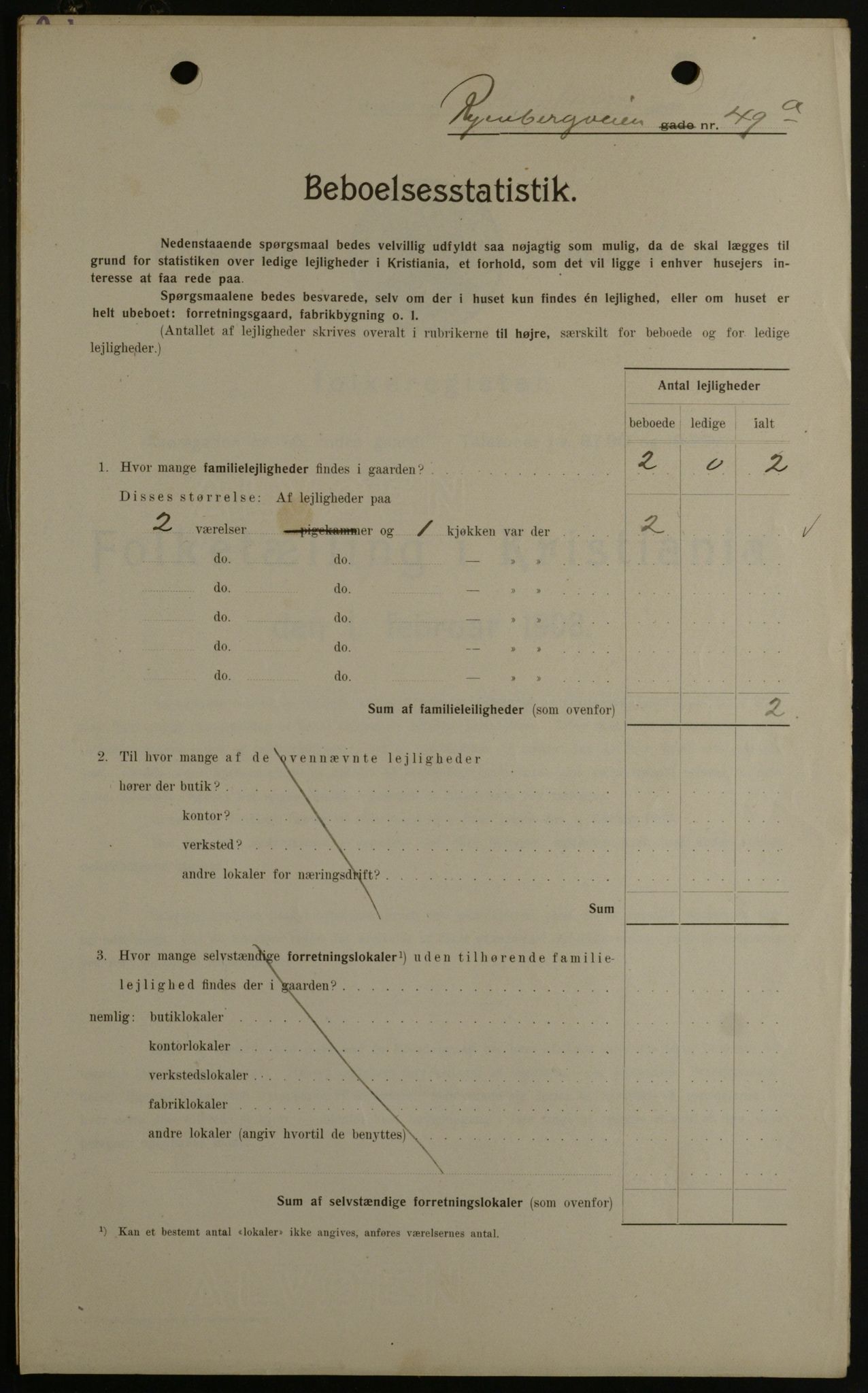 OBA, Municipal Census 1908 for Kristiania, 1908, p. 77332