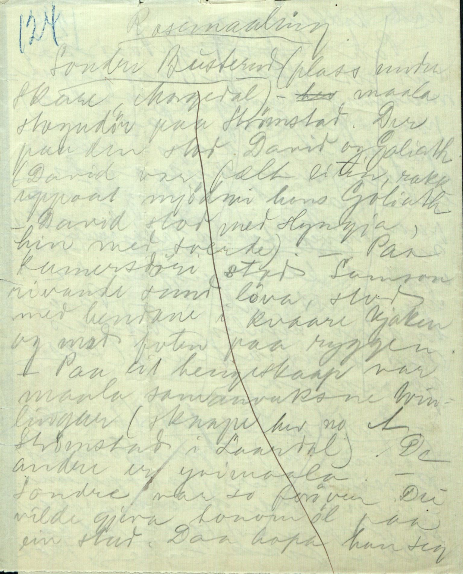 Rikard Berge, TEMU/TGM-A-1003/F/L0005/0002: 160-200 / 161 Oppskrifter av Rikard Berge, Aanund Olsnes m.fl. , 1905-1929, p. 124