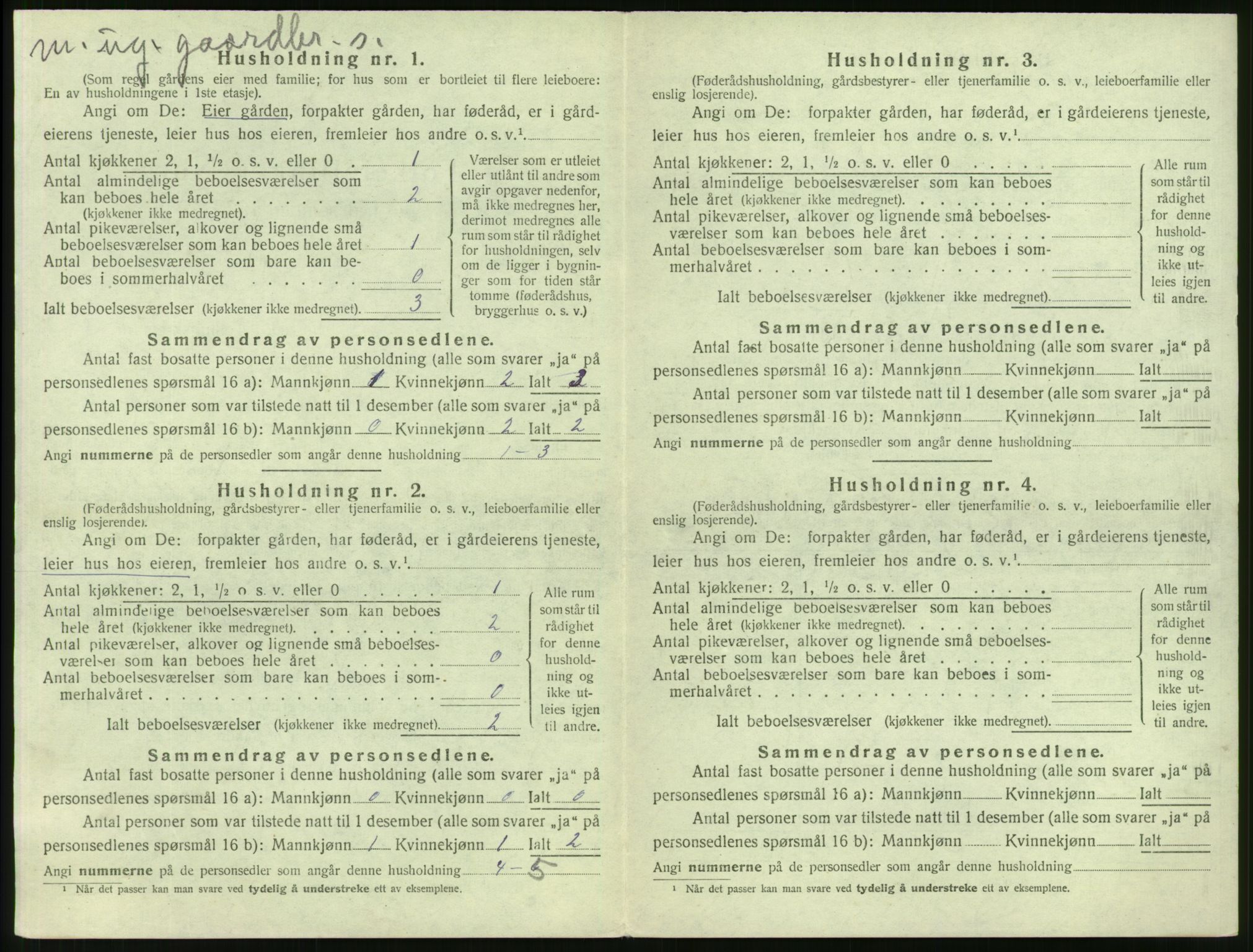 SAT, 1920 census for Sykkylven, 1920, p. 604