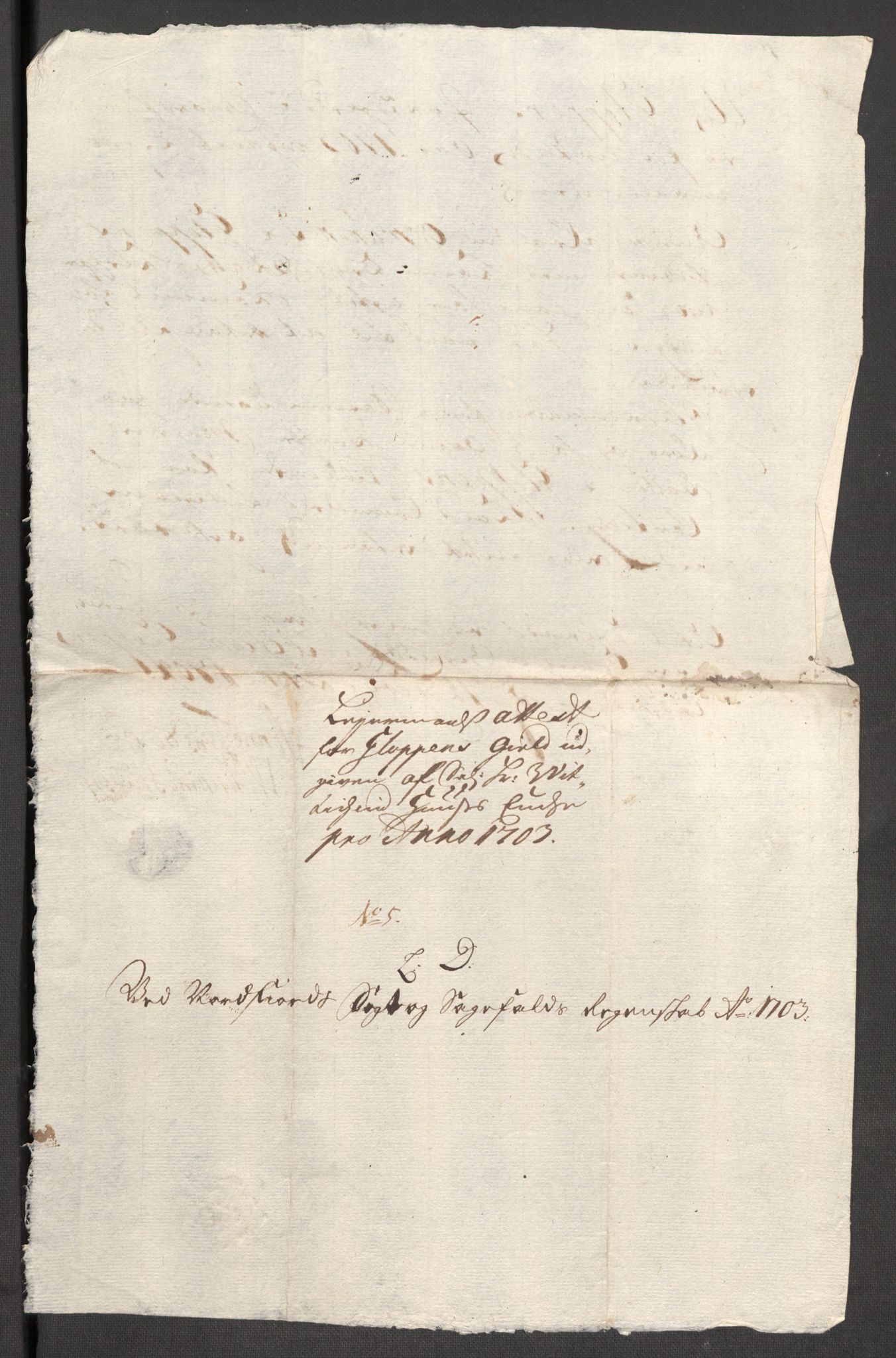 Rentekammeret inntil 1814, Reviderte regnskaper, Fogderegnskap, AV/RA-EA-4092/R53/L3427: Fogderegnskap Sunn- og Nordfjord, 1703, p. 243