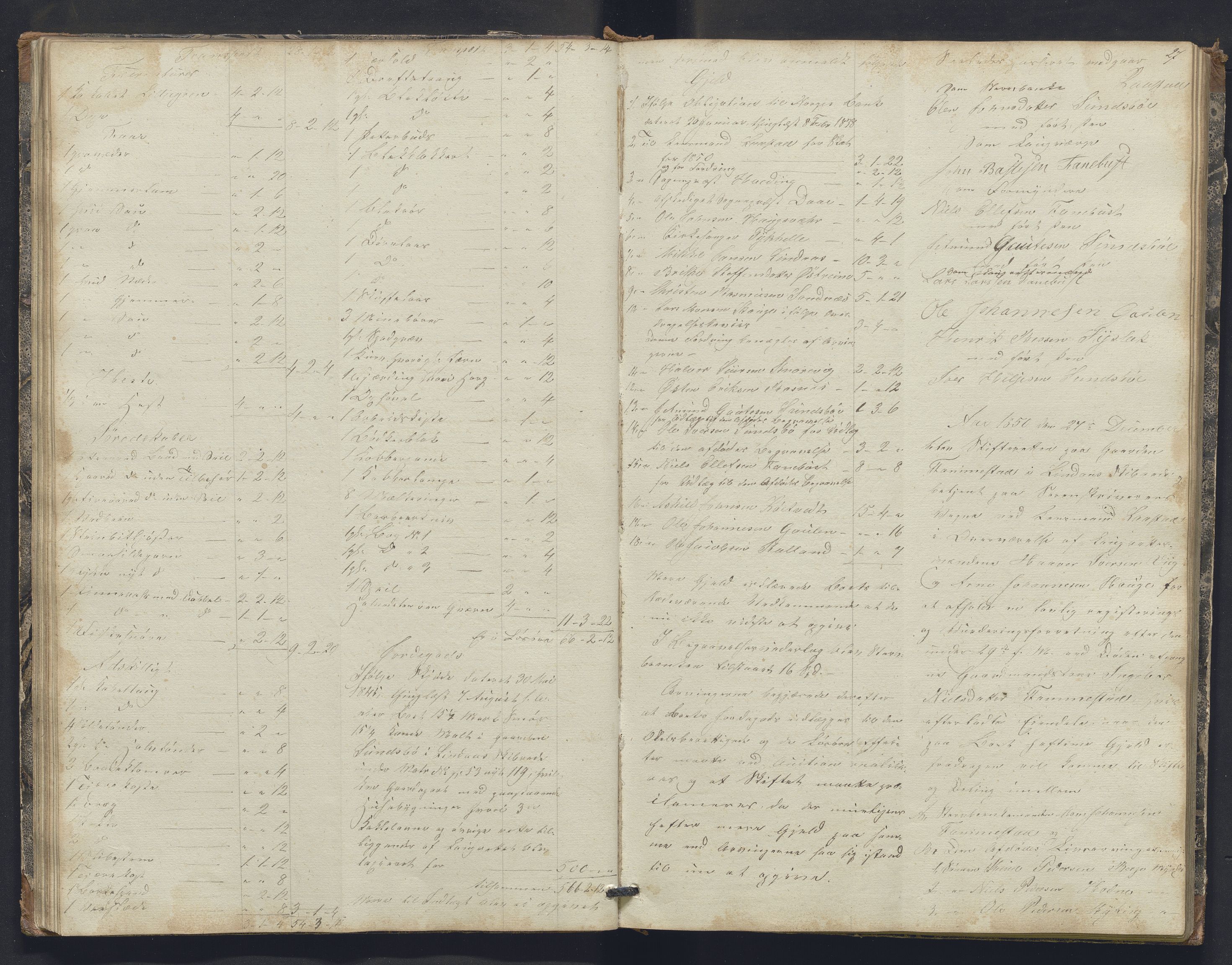 Nordhordland sorenskrivar, AV/SAB-A-2901/1/H/Hb/L0016: Registreringsprotokollar, 1850-1854, p. 27