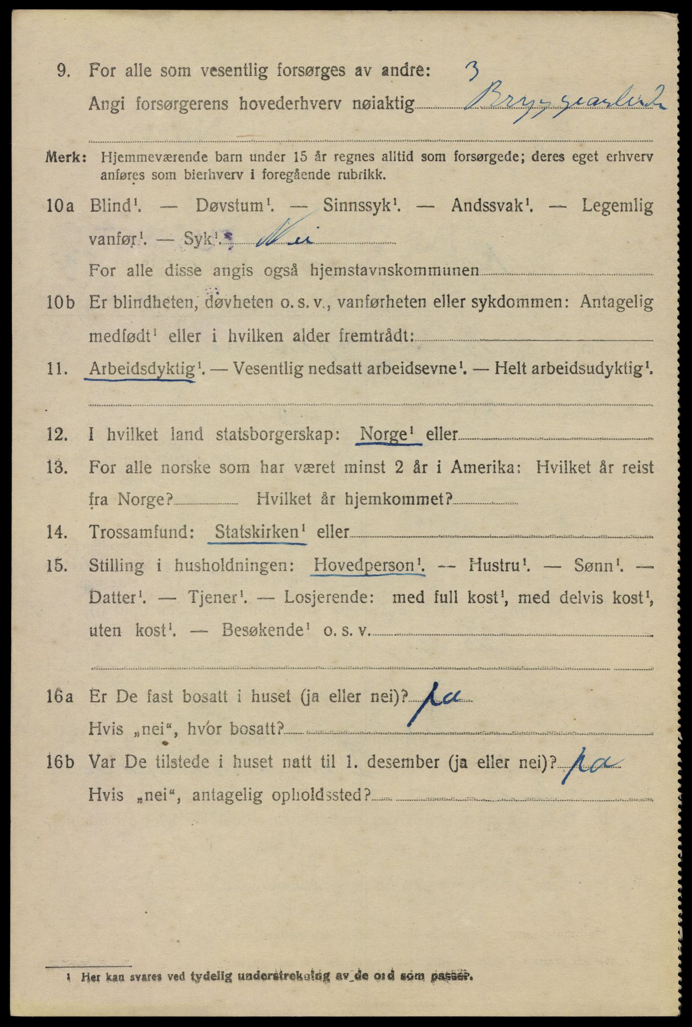 SAO, 1920 census for Aker, 1920, p. 125321