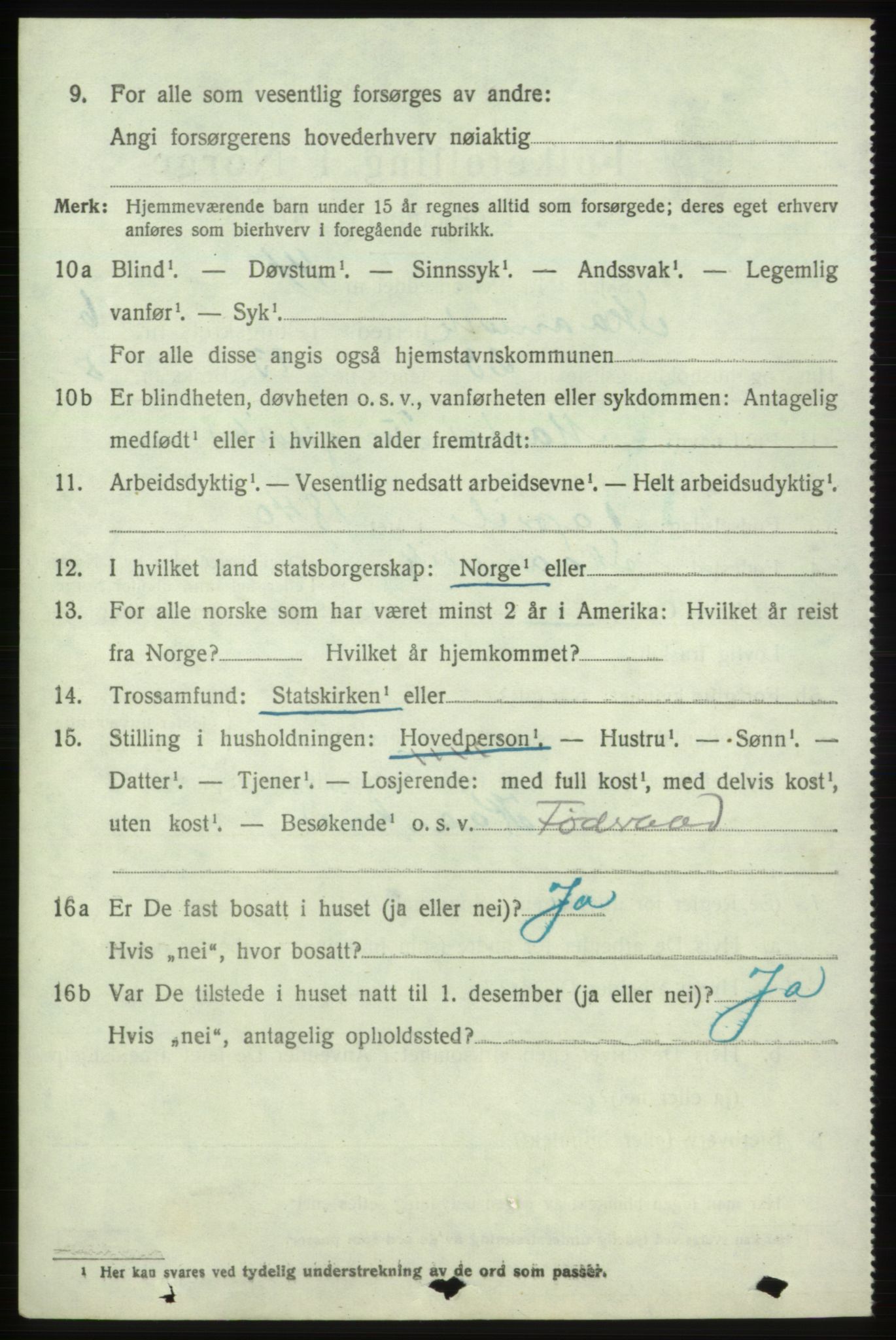 SAB, 1920 census for Skånevik, 1920, p. 4356