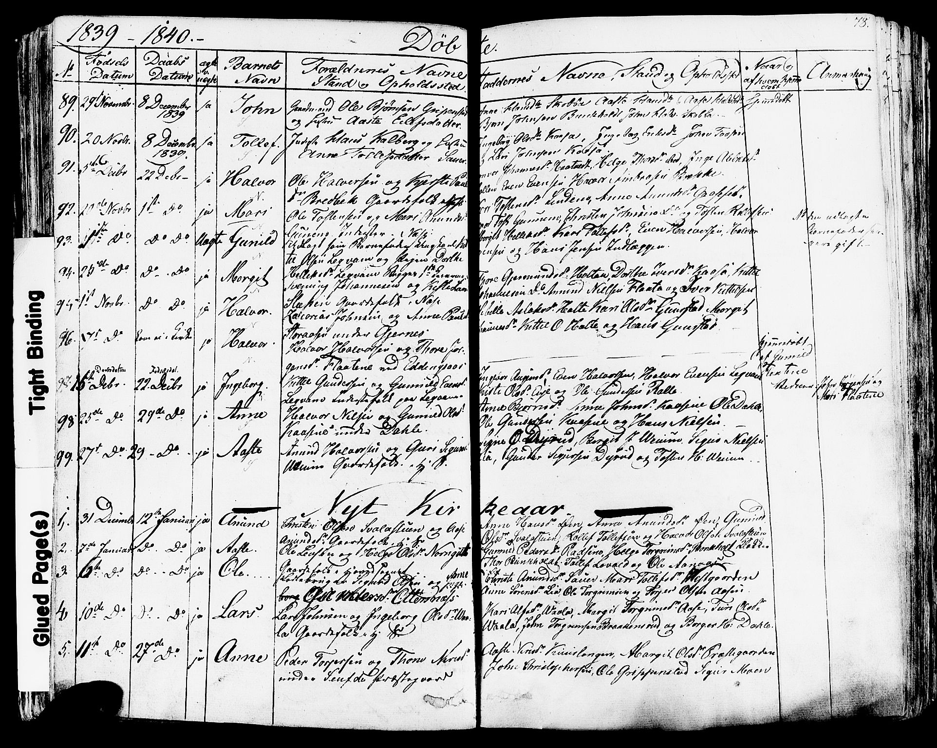 Sauherad kirkebøker, SAKO/A-298/F/Fa/L0006: Parish register (official) no. I 6, 1827-1850, p. 78