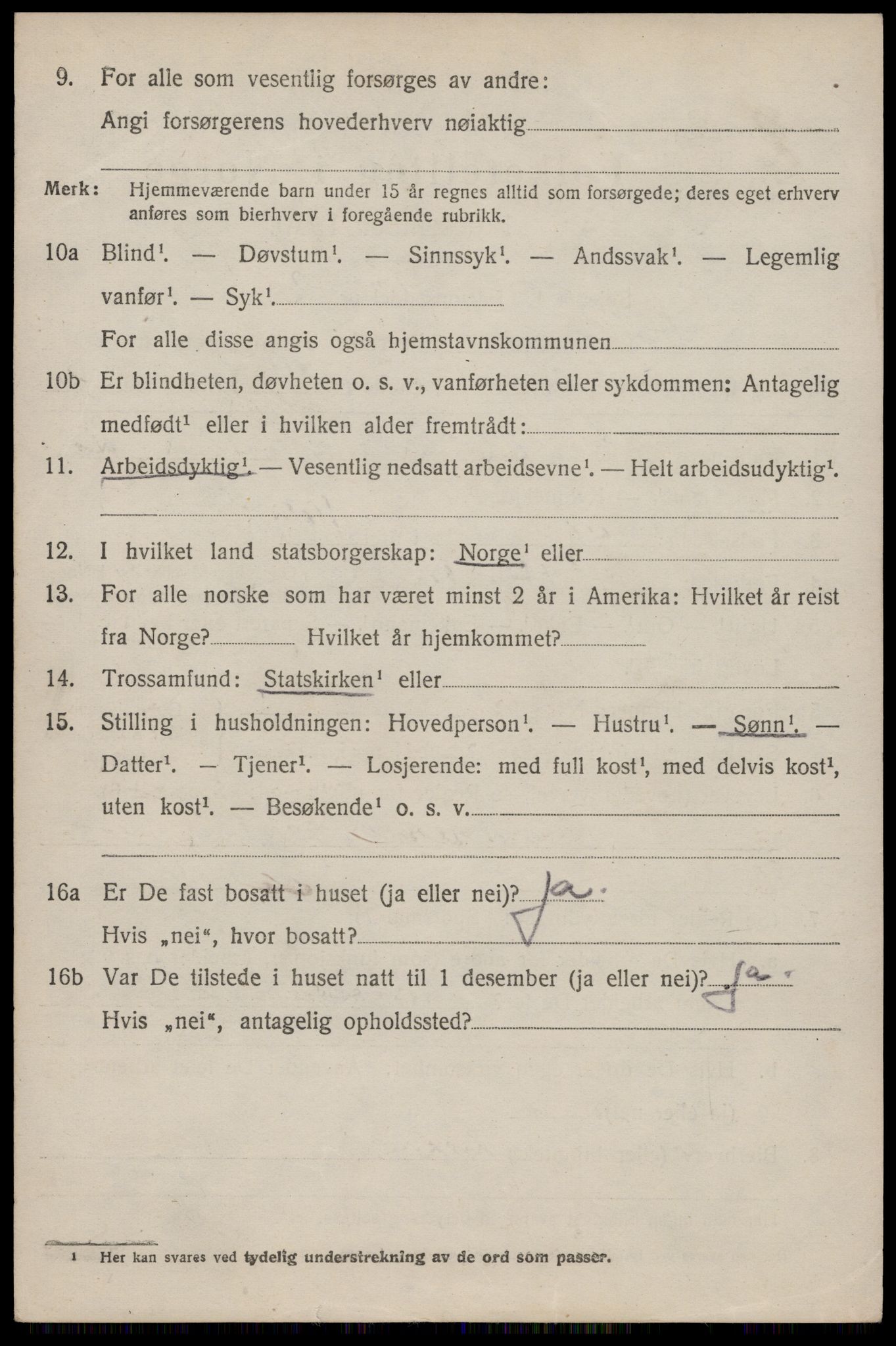 SAST, 1920 census for Håland, 1920, p. 7504