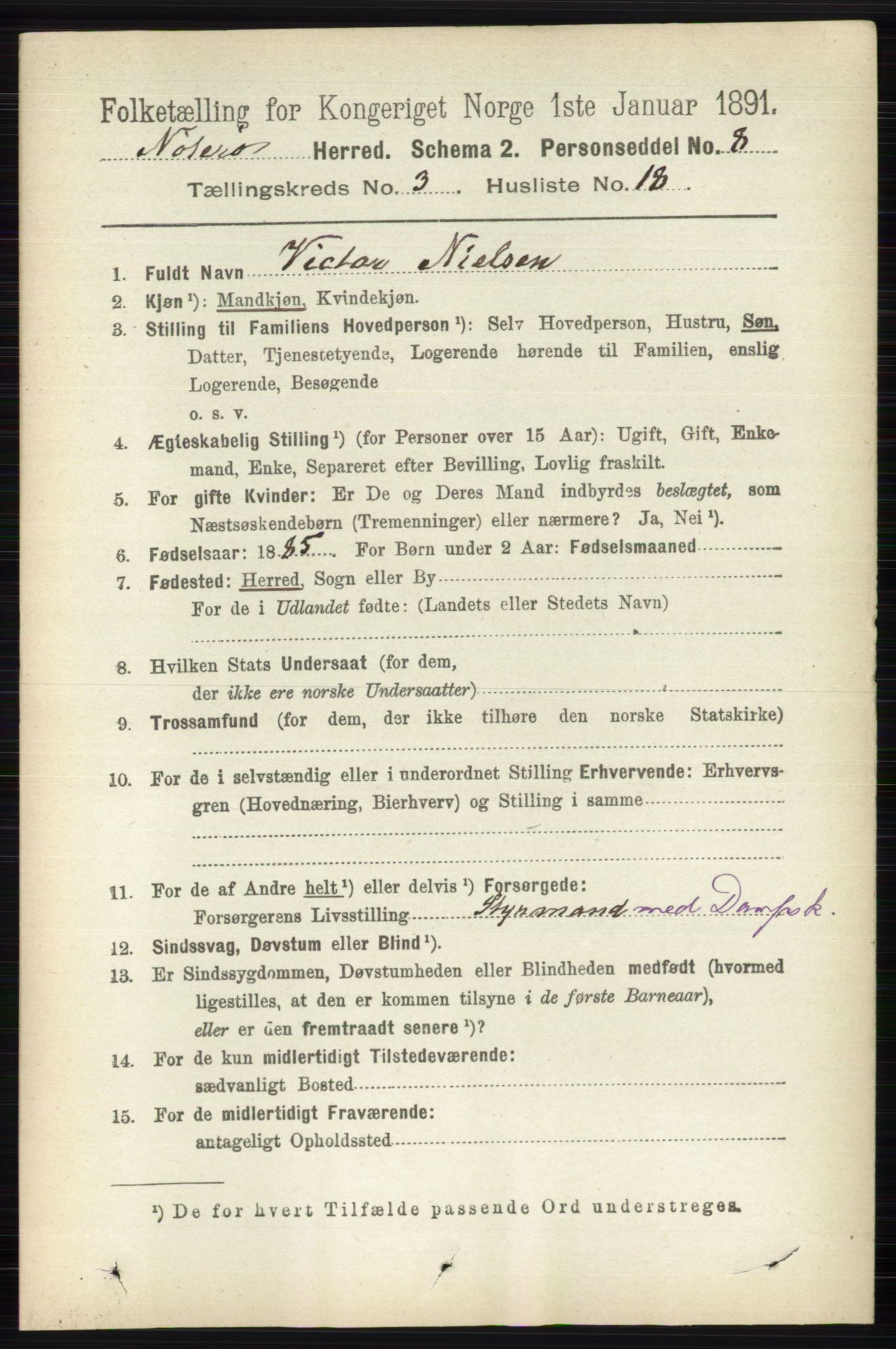 RA, 1891 census for 0722 Nøtterøy, 1891, p. 1655