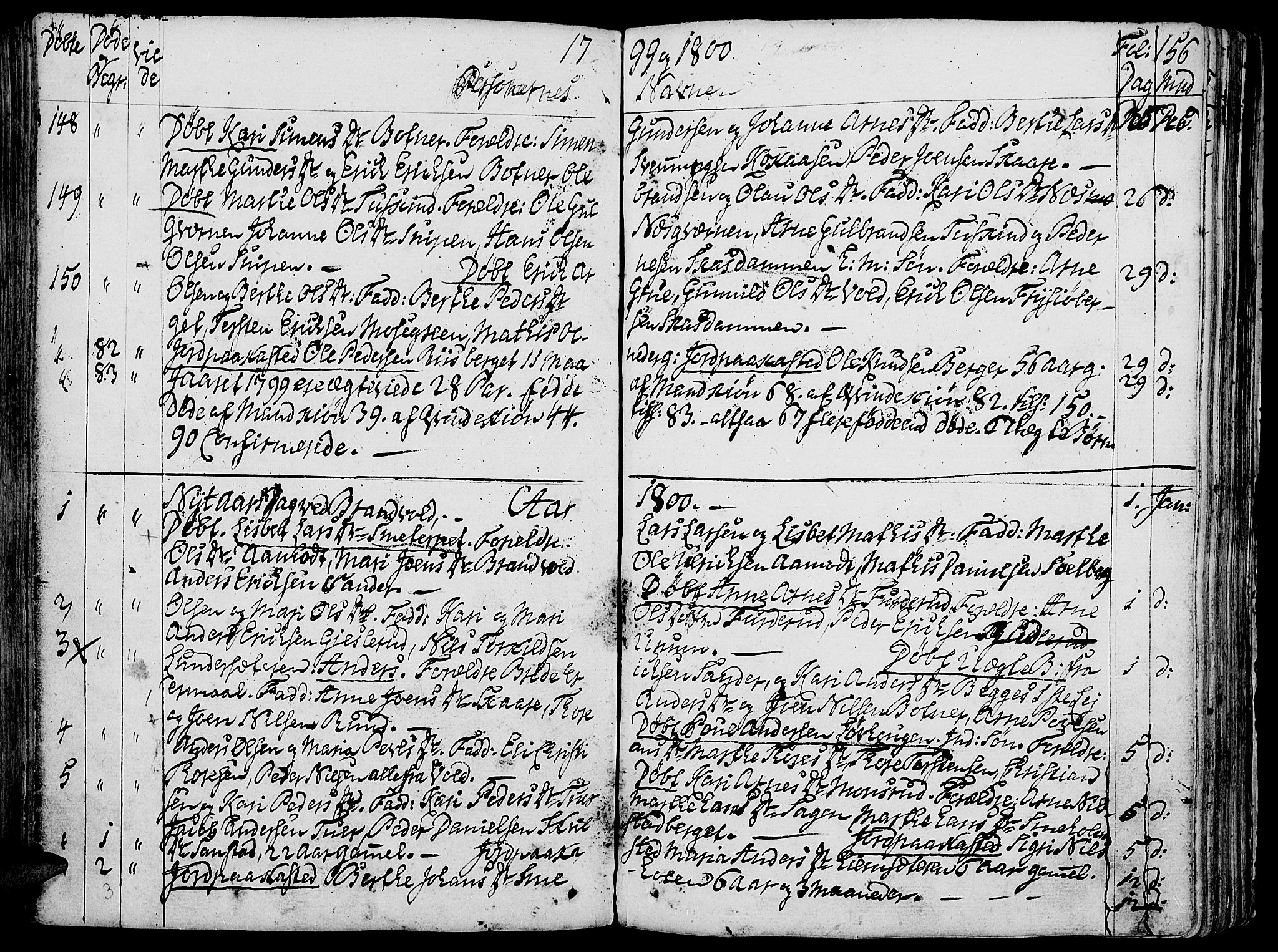 Grue prestekontor, AV/SAH-PREST-036/H/Ha/Haa/L0004: Parish register (official) no. 4, 1792-1805, p. 156