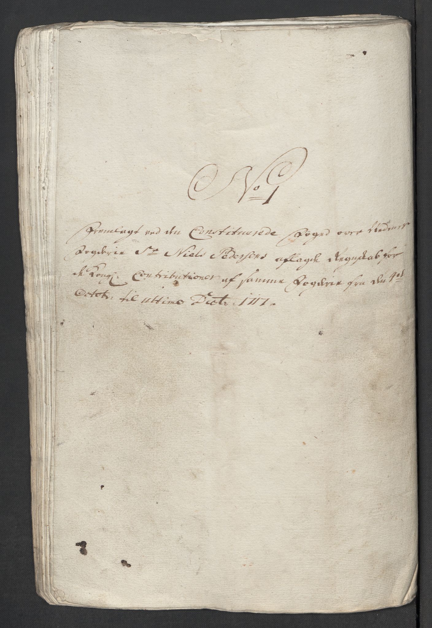Rentekammeret inntil 1814, Reviderte regnskaper, Fogderegnskap, RA/EA-4092/R39/L2326: Fogderegnskap Nedenes, 1717, p. 376
