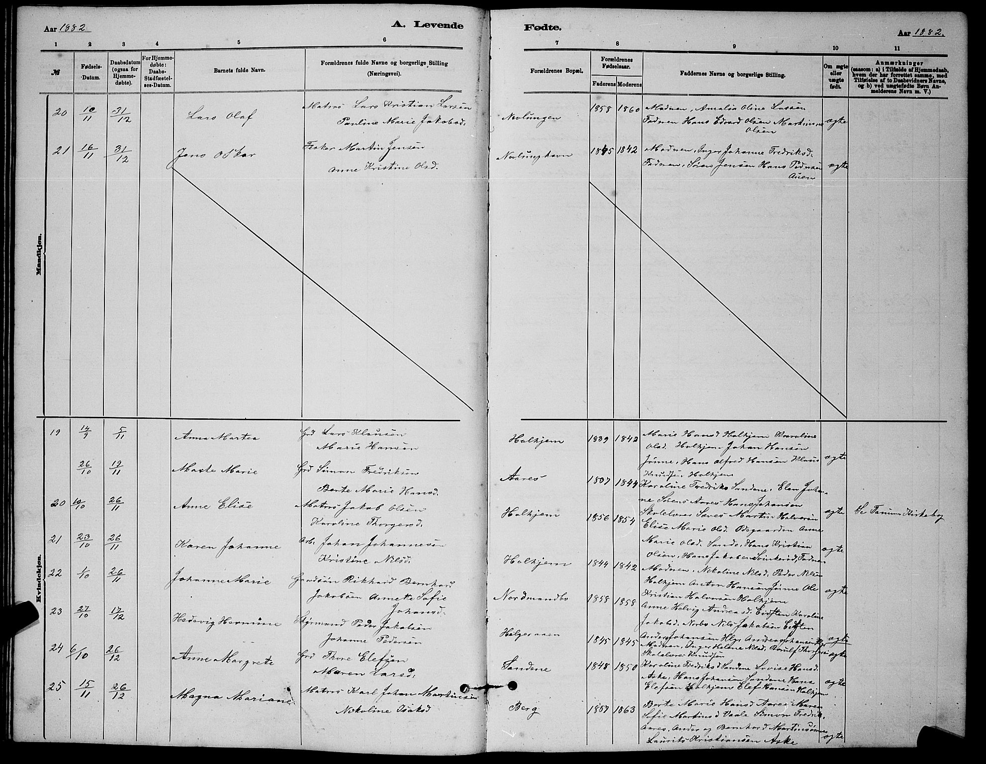 Brunlanes kirkebøker, AV/SAKO-A-342/G/Gb/L0002: Parish register (copy) no. II 2, 1878-1902