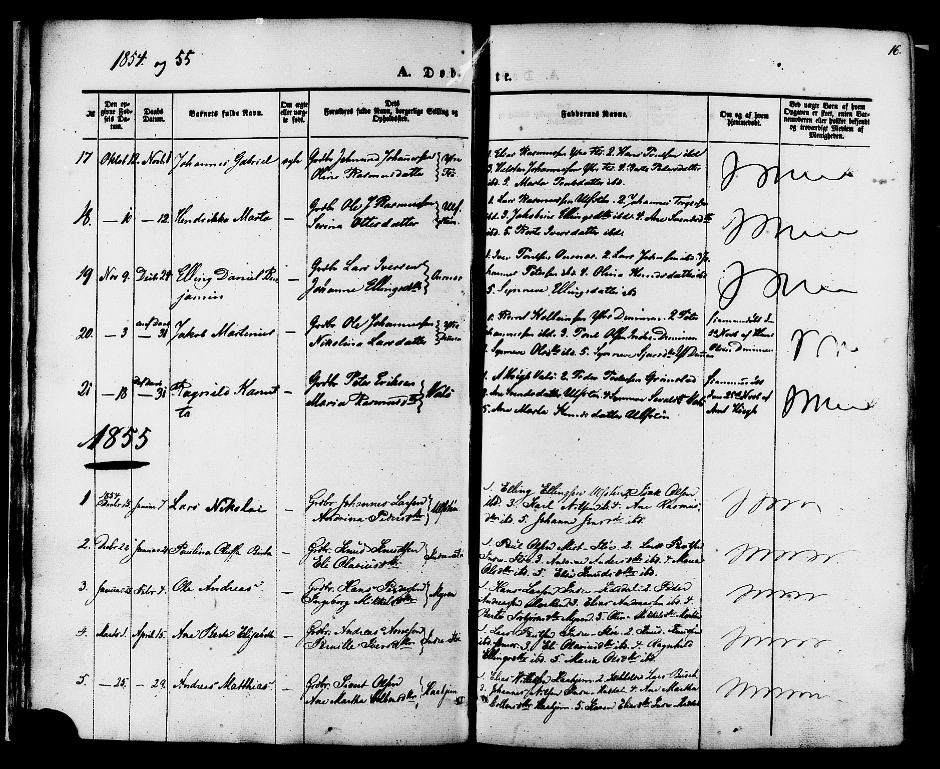 Ministerialprotokoller, klokkerbøker og fødselsregistre - Møre og Romsdal, AV/SAT-A-1454/509/L0105: Parish register (official) no. 509A03, 1848-1882, p. 16