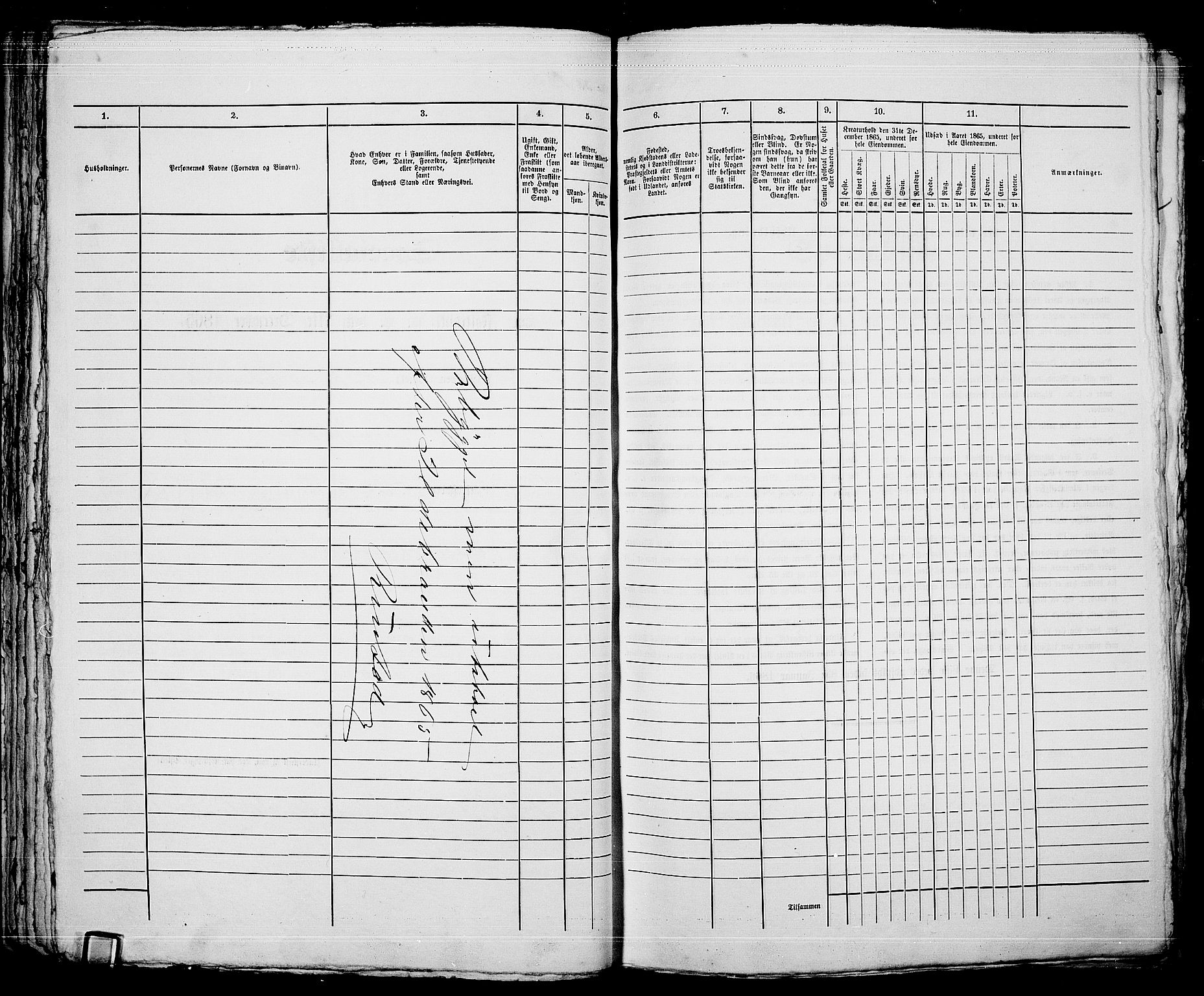 RA, 1865 census for Kristiania, 1865, p. 4170