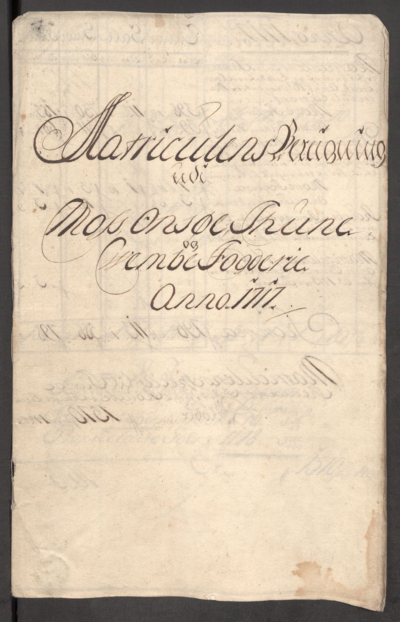 Rentekammeret inntil 1814, Reviderte regnskaper, Fogderegnskap, AV/RA-EA-4092/R04/L0141: Fogderegnskap Moss, Onsøy, Tune, Veme og Åbygge, 1717, p. 15