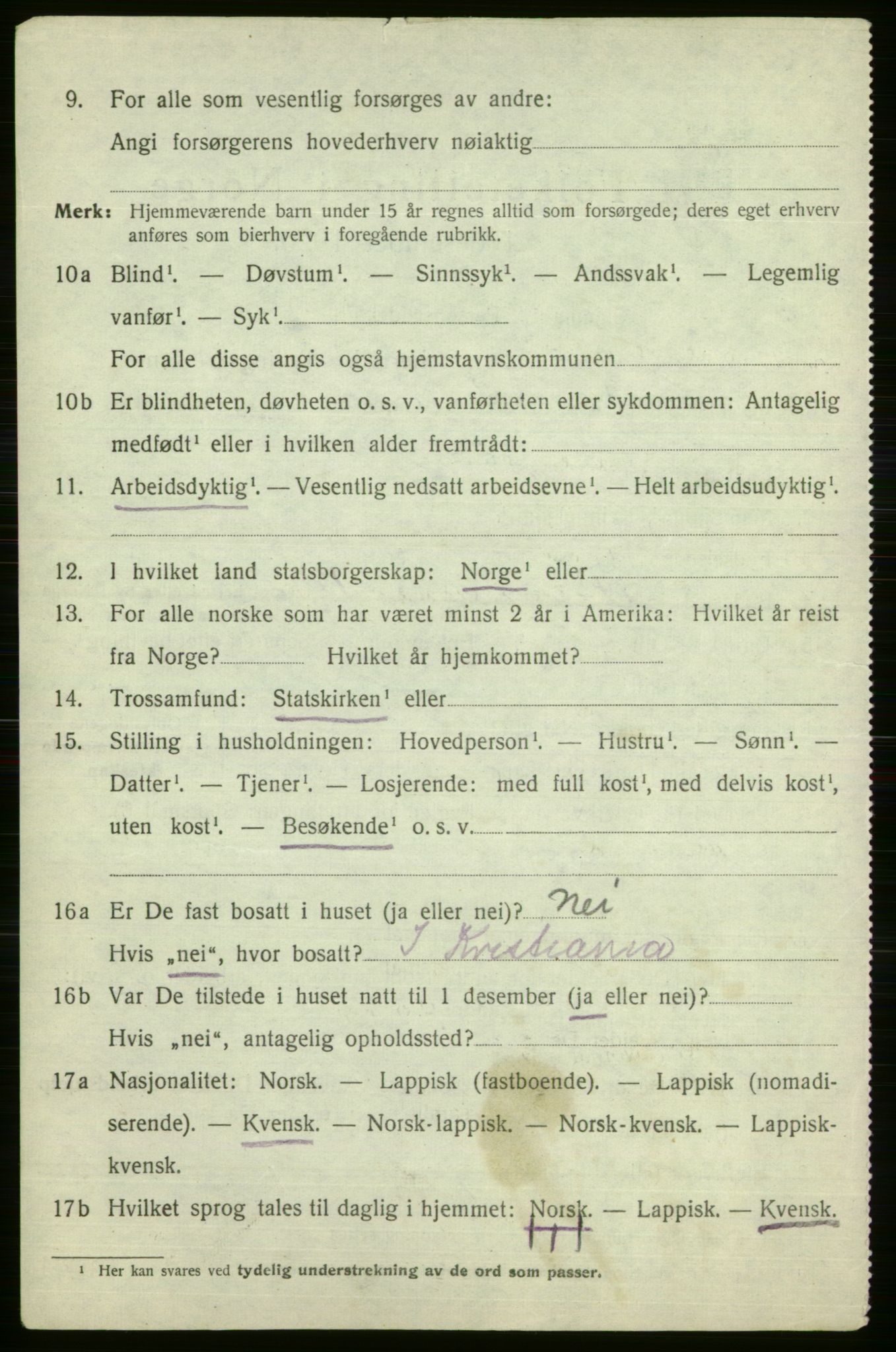 SATØ, 1920 census for Sør-Varanger, 1920, p. 1399