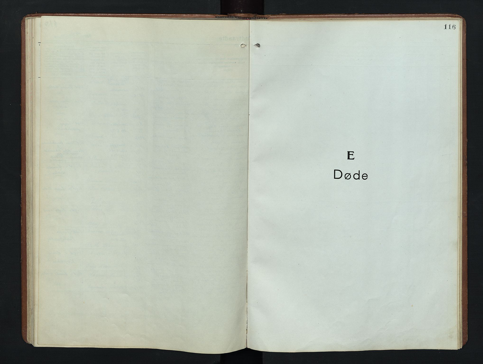 Nordre Land prestekontor, SAH/PREST-124/H/Ha/Hab/L0009: Parish register (copy) no. 9, 1921-1956, p. 116