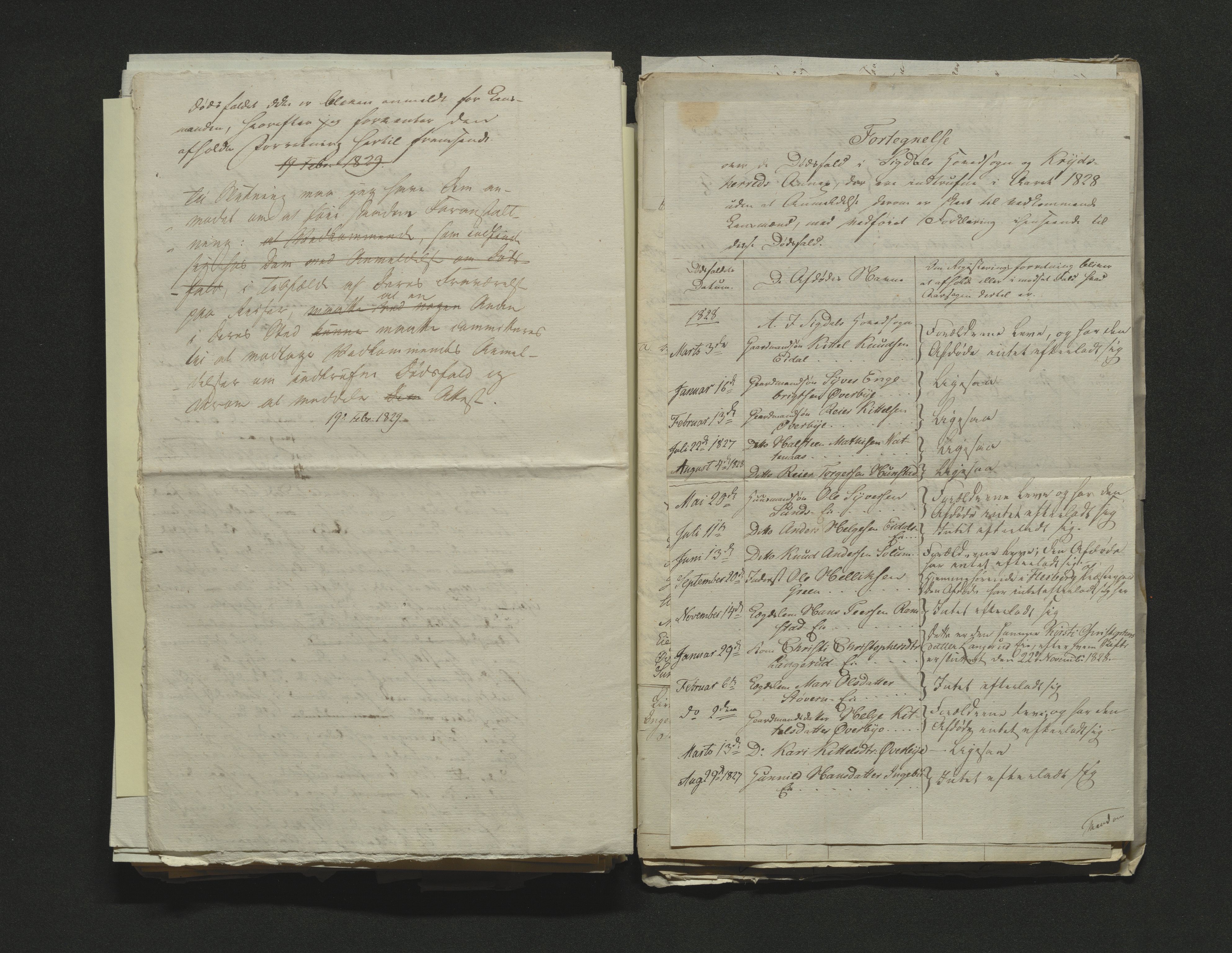 Eiker, Modum og Sigdal sorenskriveri, AV/SAKO-A-123/H/Ha/Hab/L0002: Dødsfallsmeldinger, 1823-1829, p. 311