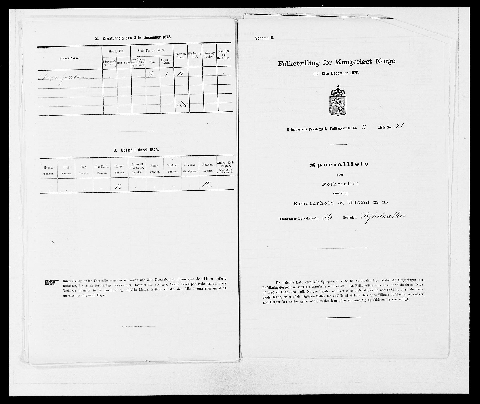 SAB, 1875 census for 1224P Kvinnherad, 1875, p. 237