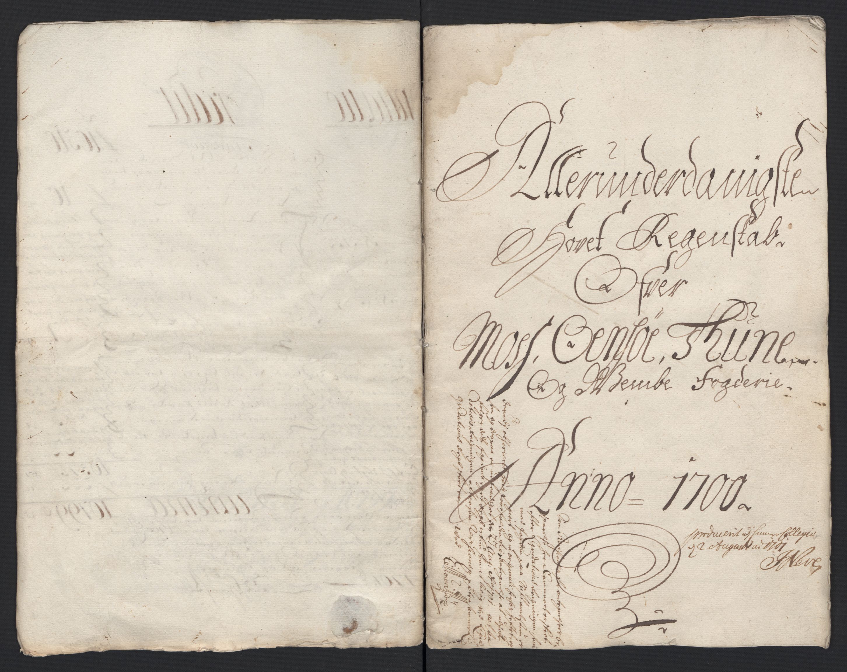 Rentekammeret inntil 1814, Reviderte regnskaper, Fogderegnskap, AV/RA-EA-4092/R04/L0129: Fogderegnskap Moss, Onsøy, Tune, Veme og Åbygge, 1700, p. 13