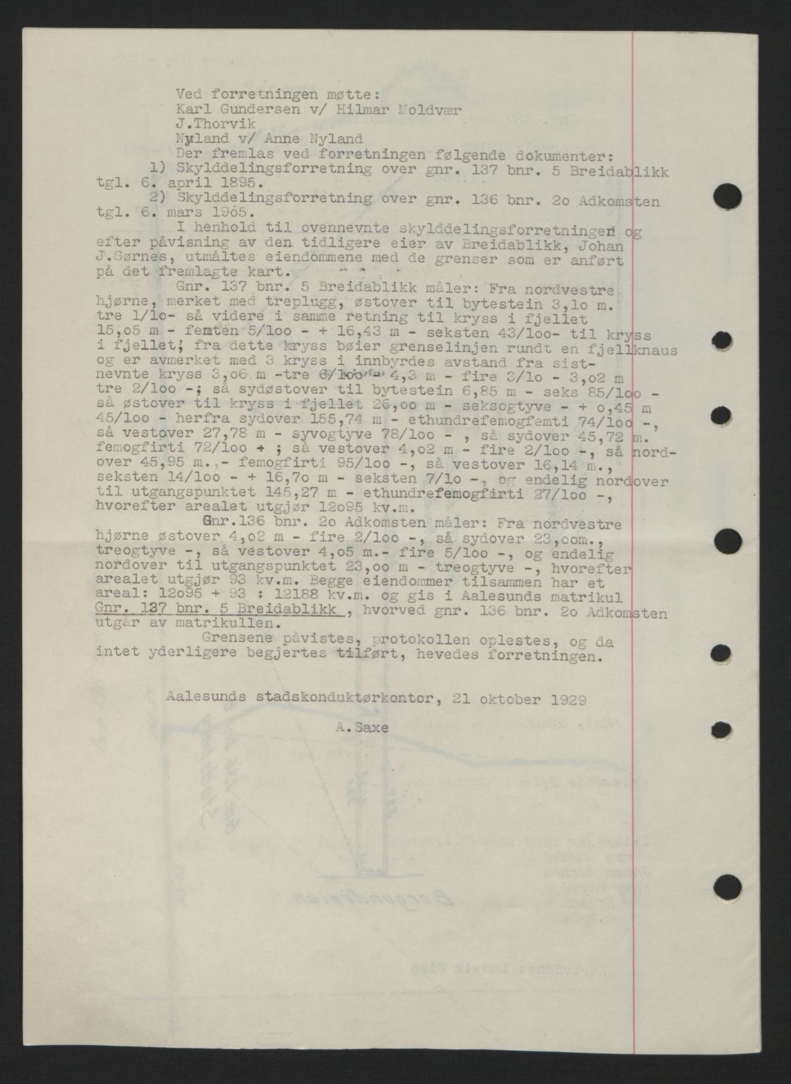 Ålesund byfogd, AV/SAT-A-4384: Mortgage book no. 36a, 1944-1945, Diary no: : 207/1945