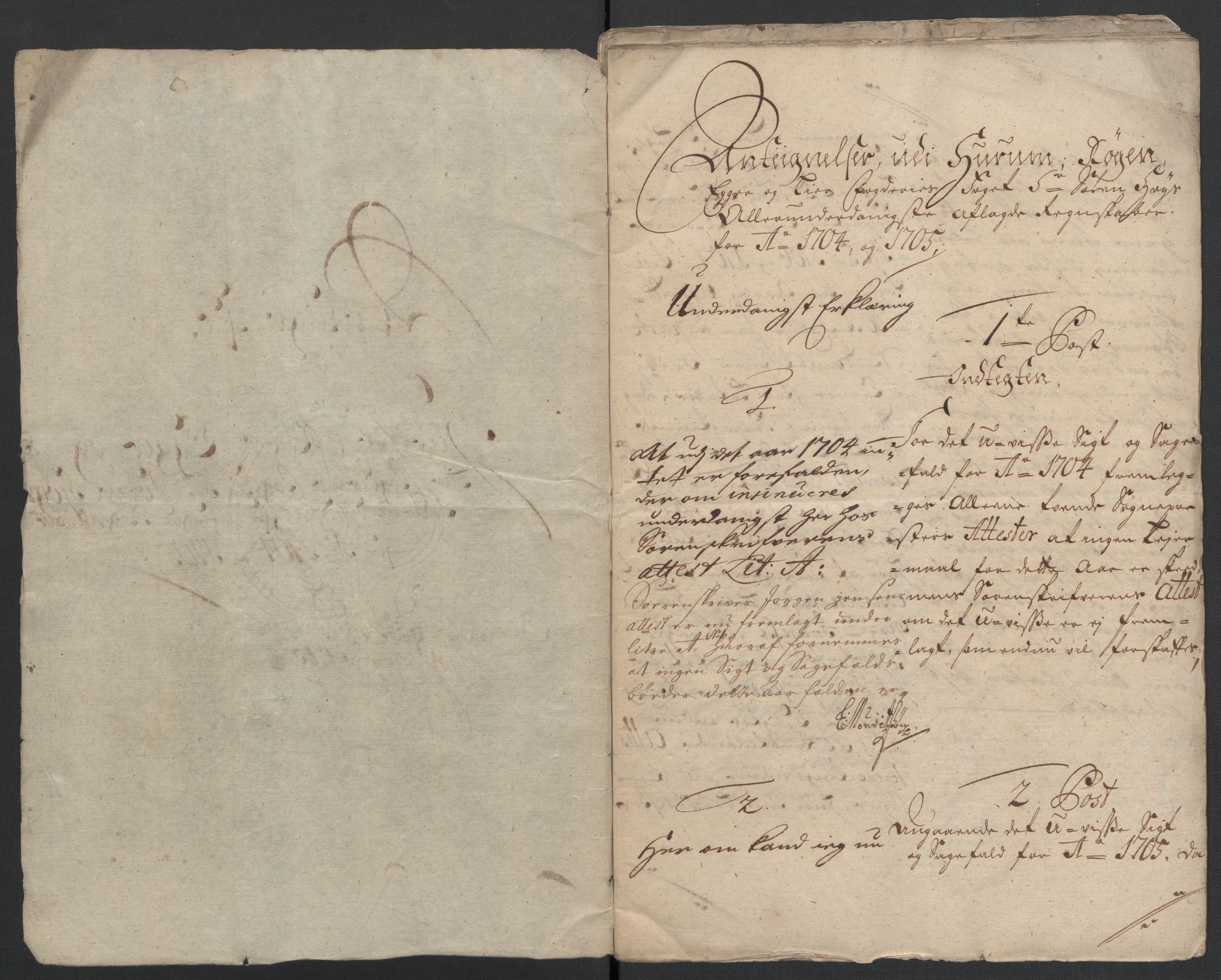 Rentekammeret inntil 1814, Reviderte regnskaper, Fogderegnskap, AV/RA-EA-4092/R30/L1700: Fogderegnskap Hurum, Røyken, Eiker og Lier, 1704-1705, p. 432