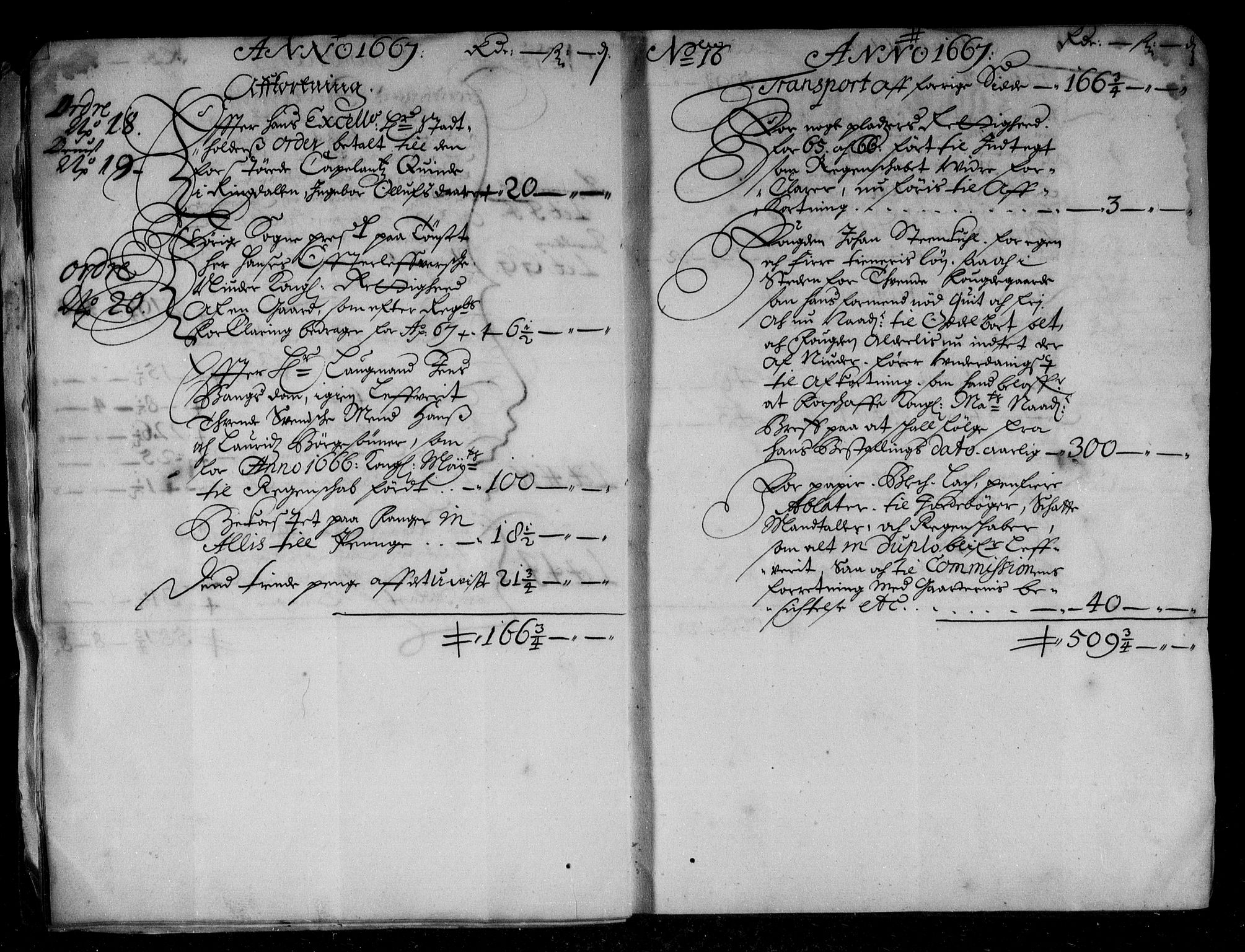 Rentekammeret inntil 1814, Reviderte regnskaper, Stiftamtstueregnskaper, Landkommissariatet på Akershus og Akershus stiftamt, AV/RA-EA-5869/R/Rb/L0044: Akershus stiftamt, 1667