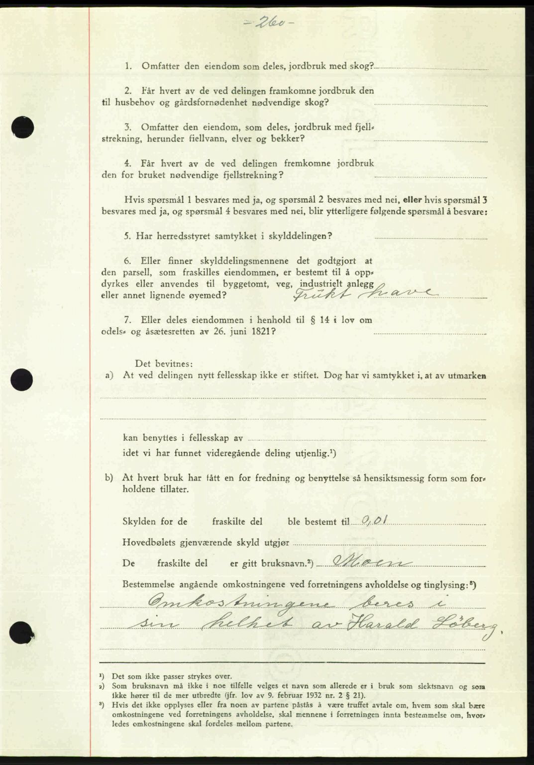 Gauldal sorenskriveri, SAT/A-0014/1/2/2C: Mortgage book no. A3, 1947-1947, Diary no: : 416/1947