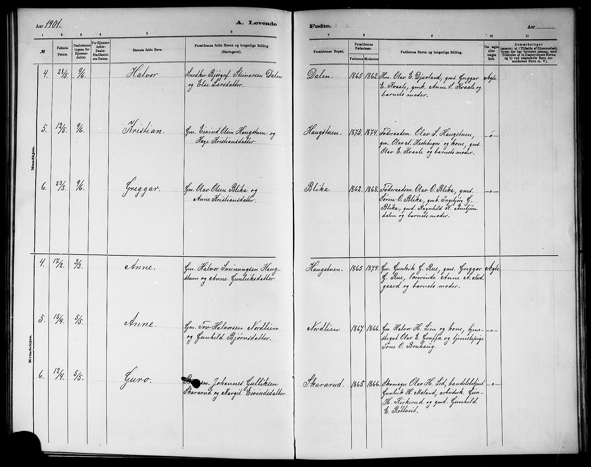 Seljord kirkebøker, SAKO/A-20/G/Gb/L0004: Parish register (copy) no. II 4, 1885-1921