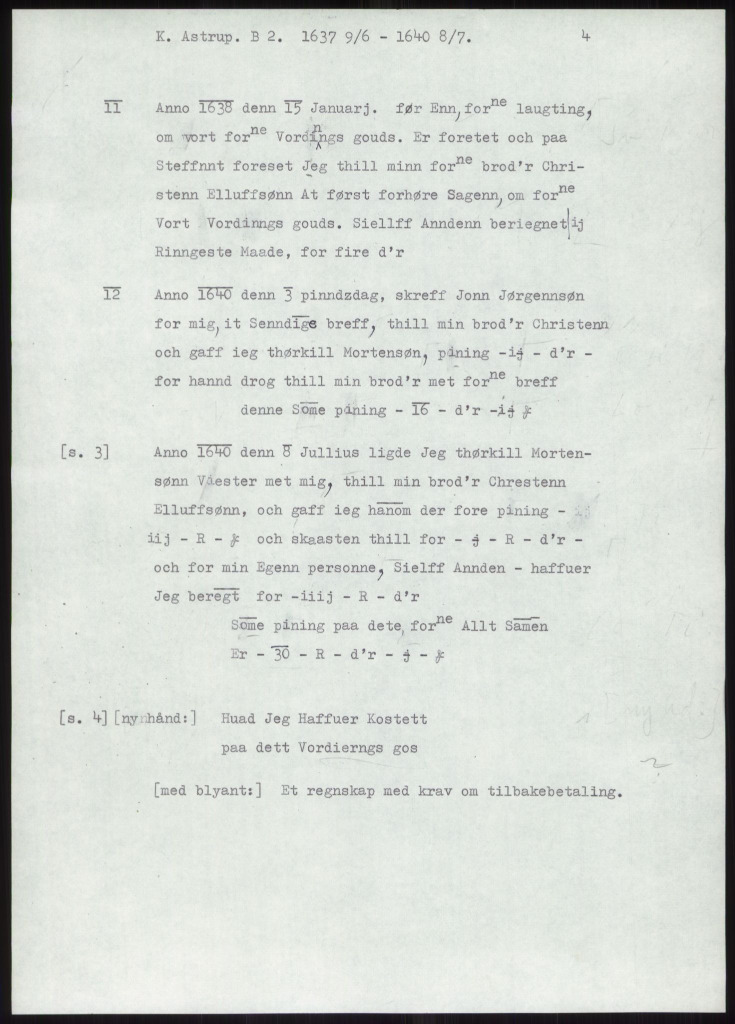 Samlinger til kildeutgivelse, Diplomavskriftsamlingen, AV/RA-EA-4053/H/Ha, p. 1335