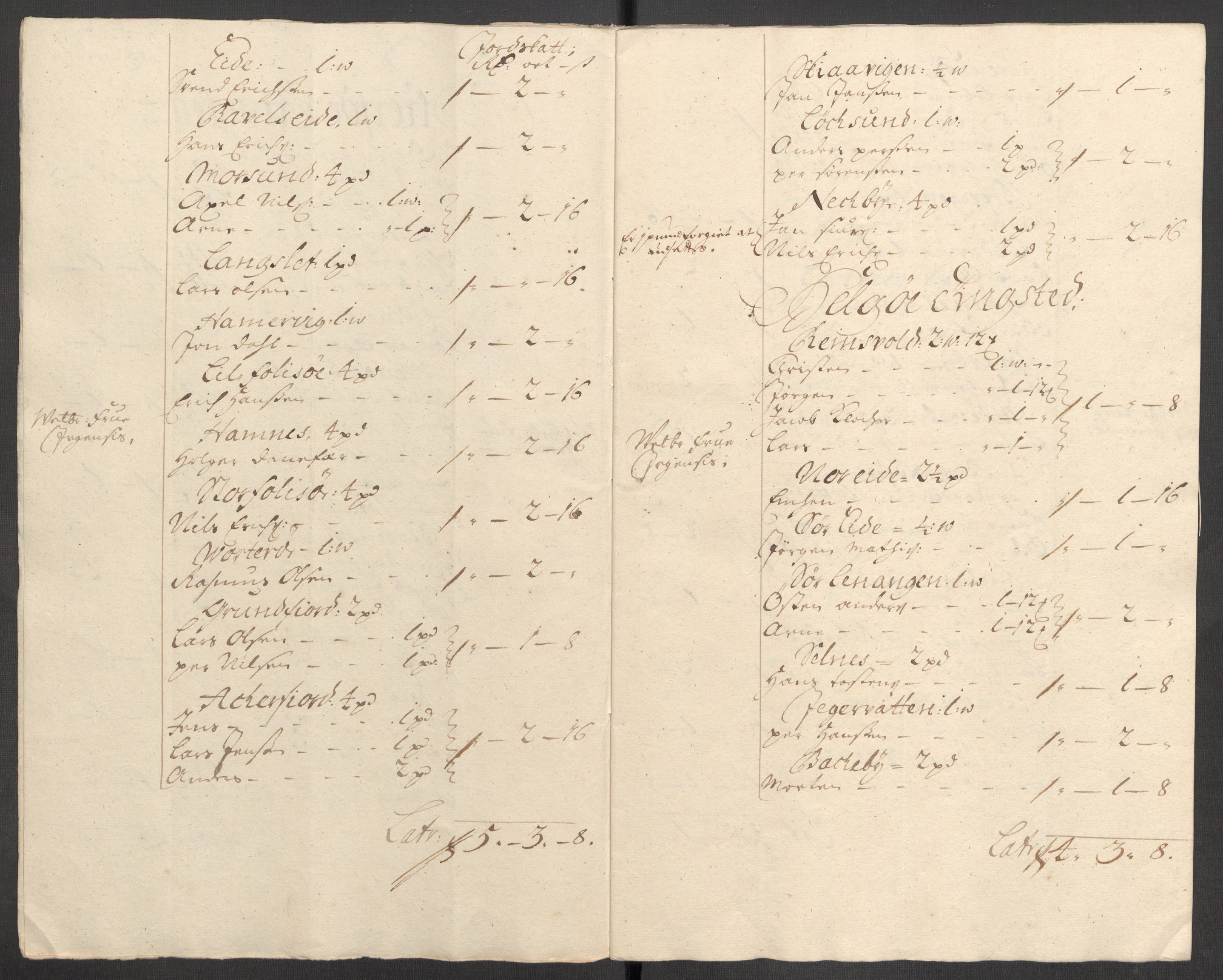 Rentekammeret inntil 1814, Reviderte regnskaper, Fogderegnskap, AV/RA-EA-4092/R68/L4757: Fogderegnskap Senja og Troms, 1708-1710, p. 181