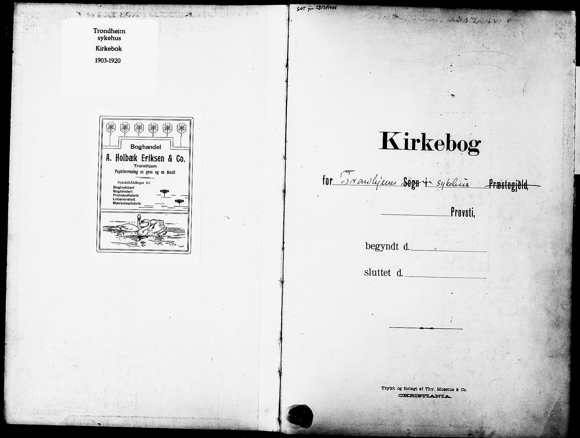 Ministerialprotokoller, klokkerbøker og fødselsregistre - Sør-Trøndelag, SAT/A-1456/628/L0483: Parish register (official) no. 628A01, 1902-1920