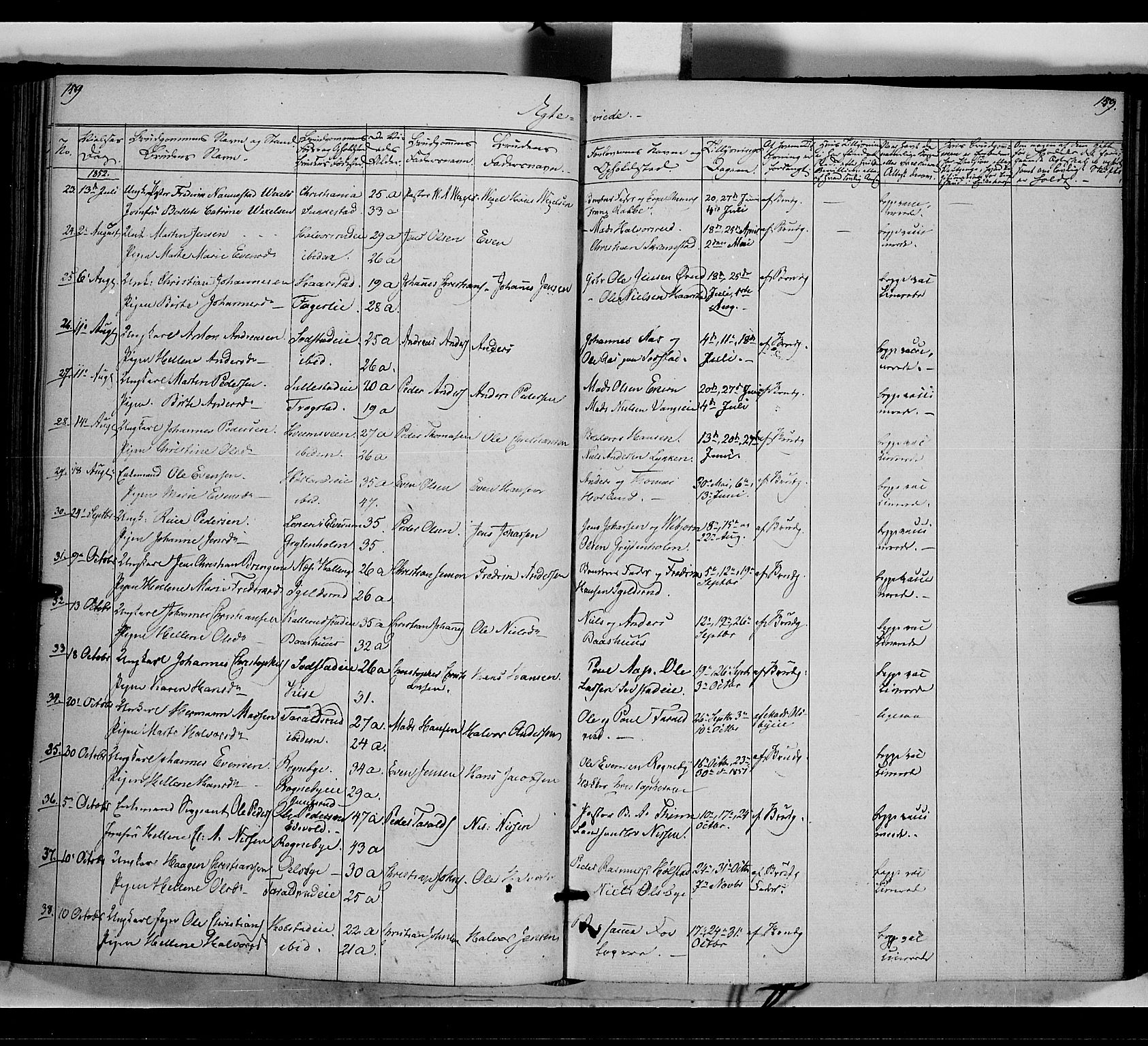 Østre Toten prestekontor, SAH/PREST-104/H/Ha/Haa/L0003: Parish register (official) no. 3, 1848-1856, p. 159