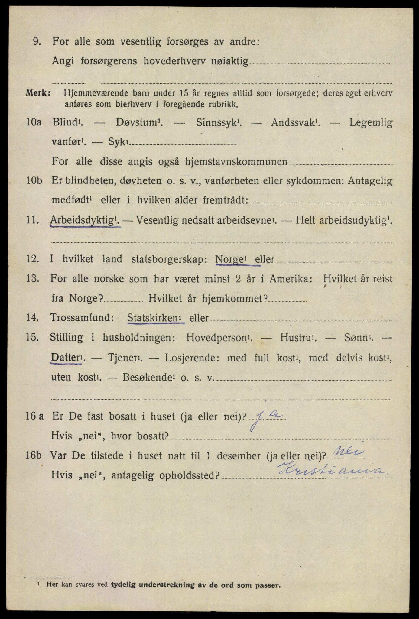 SAO, 1920 census for Skedsmo, 1920, p. 9064