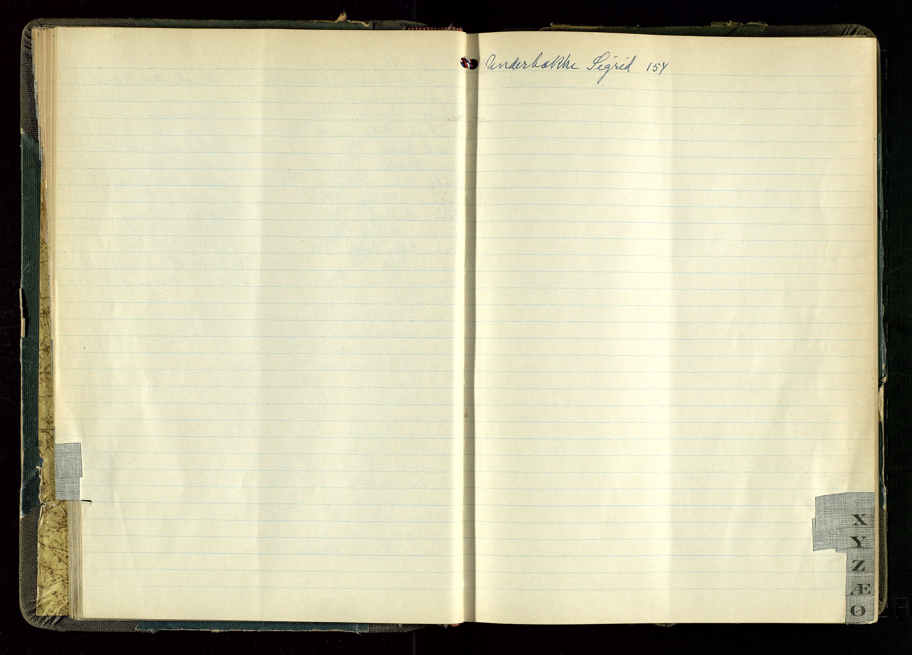 Hetland lensmannskontor, SAST/A-100101/Gga/L0005: "Protokoll over anmeldte dødsfall" (med alfabetisk navneregister), 1945-1952