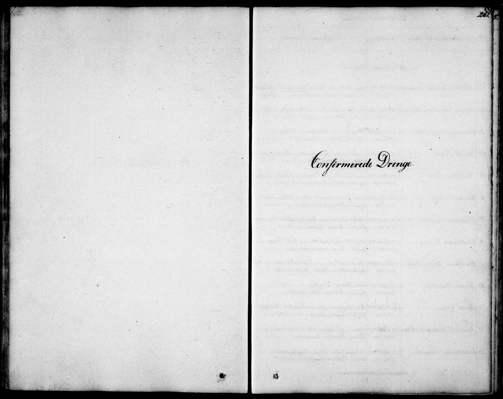 Garnisonsmenigheten Kirkebøker, SAO/A-10846/F/Fa/L0006: Parish register (official) no. 6, 1828-1841, p. 261