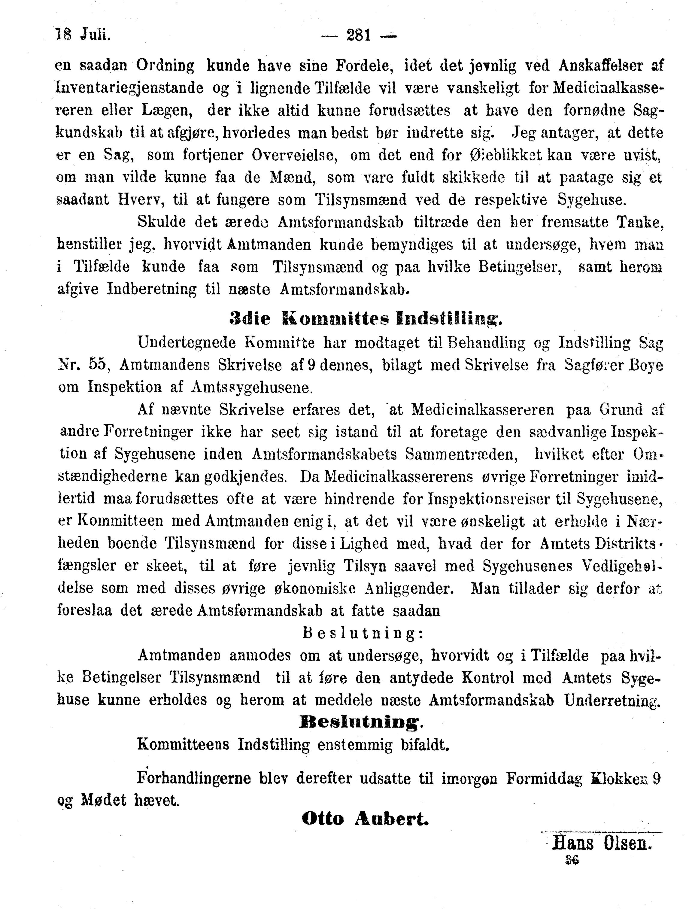 Nordland Fylkeskommune. Fylkestinget, AIN/NFK-17/176/A/Ac/L0010: Fylkestingsforhandlinger 1874-1880, 1874-1880