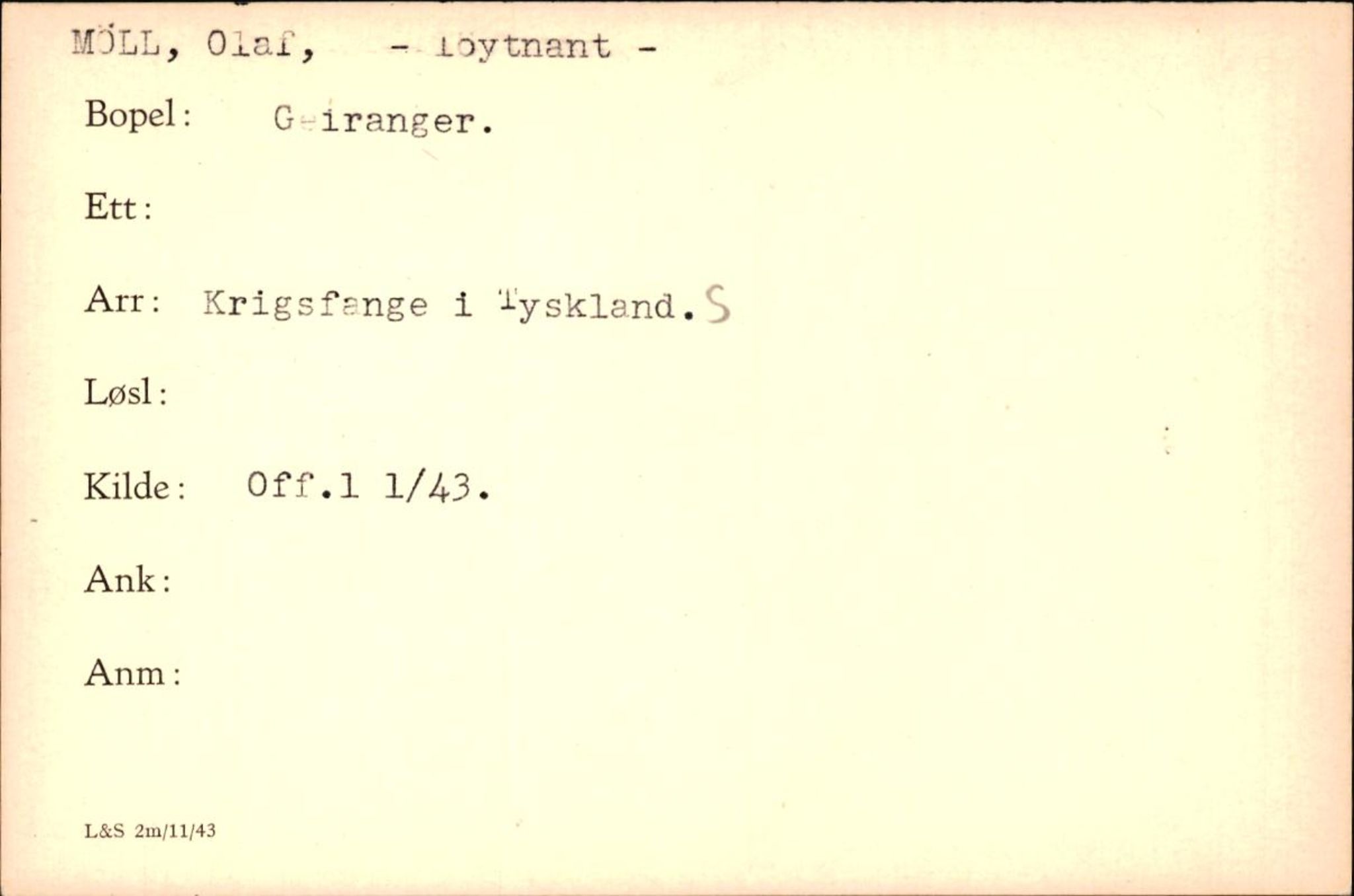 Forsvaret, Forsvarets krigshistoriske avdeling, AV/RA-RAFA-2017/Y/Yf/L0200: II-C-11-2102  -  Norske krigsfanger i Tyskland, 1940-1945, p. 753