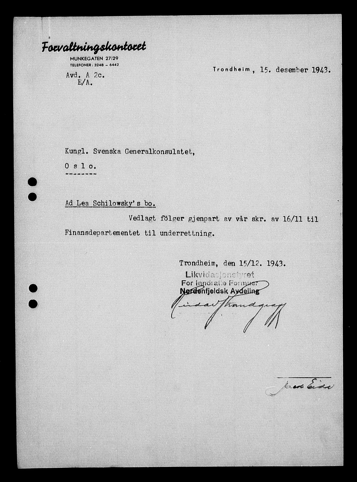 Justisdepartementet, Tilbakeføringskontoret for inndratte formuer, AV/RA-S-1564/H/Hc/Hca/L0898: --, 1945-1947, p. 677