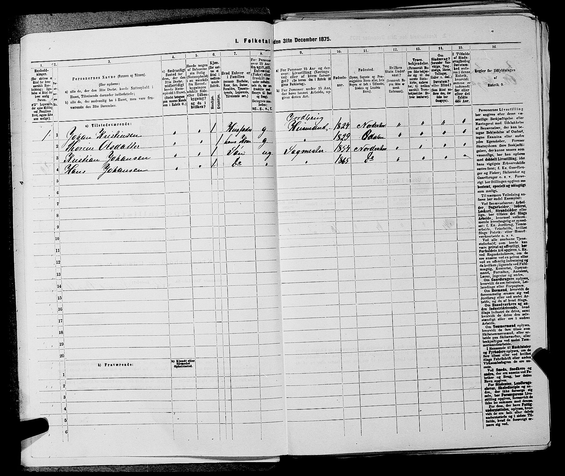 SAKO, 1875 census for 0613L Norderhov/Norderhov, Haug og Lunder, 1875, p. 94